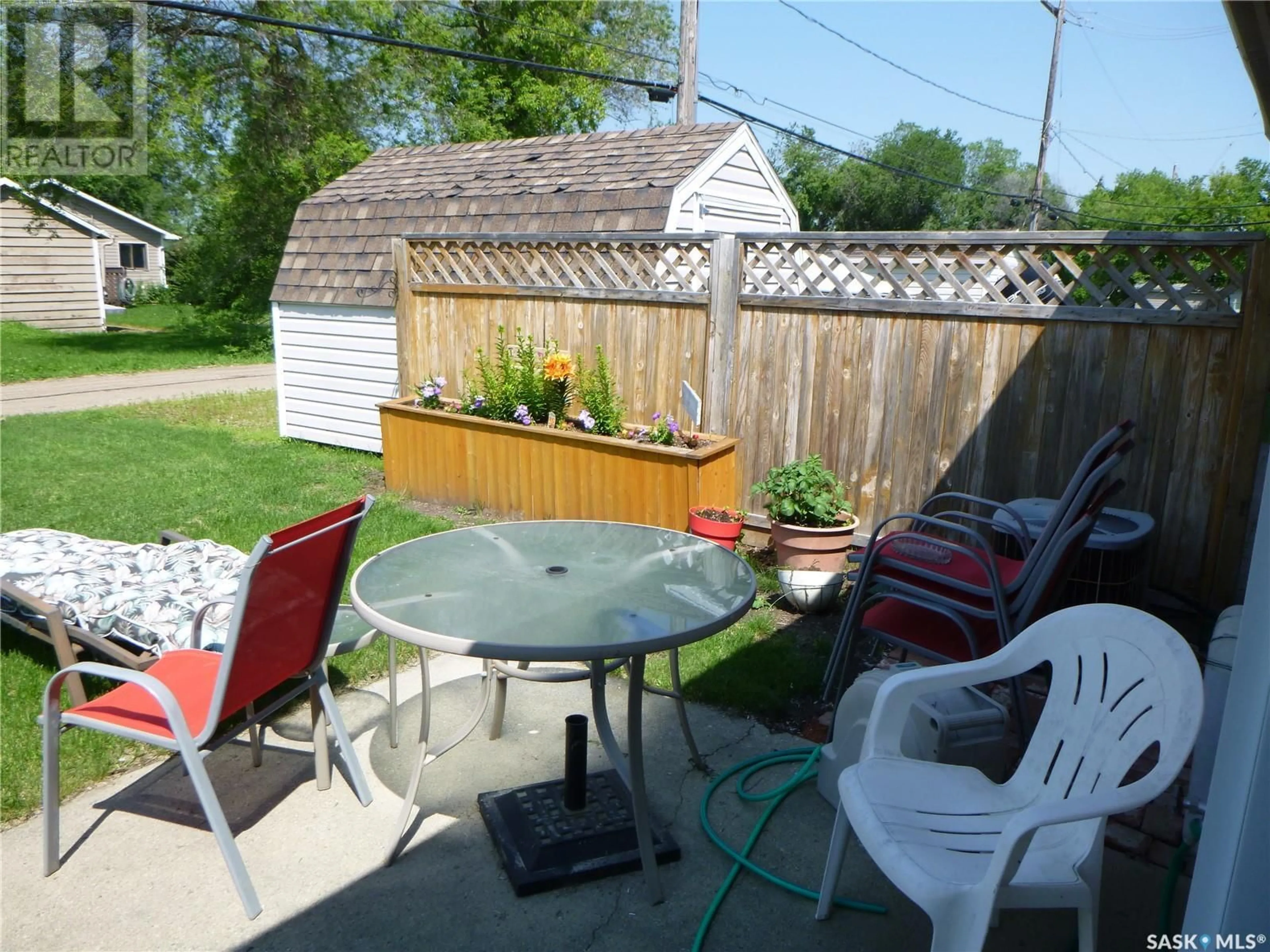 Patio for B 1307 98th STREET, Tisdale Saskatchewan S0E1T0