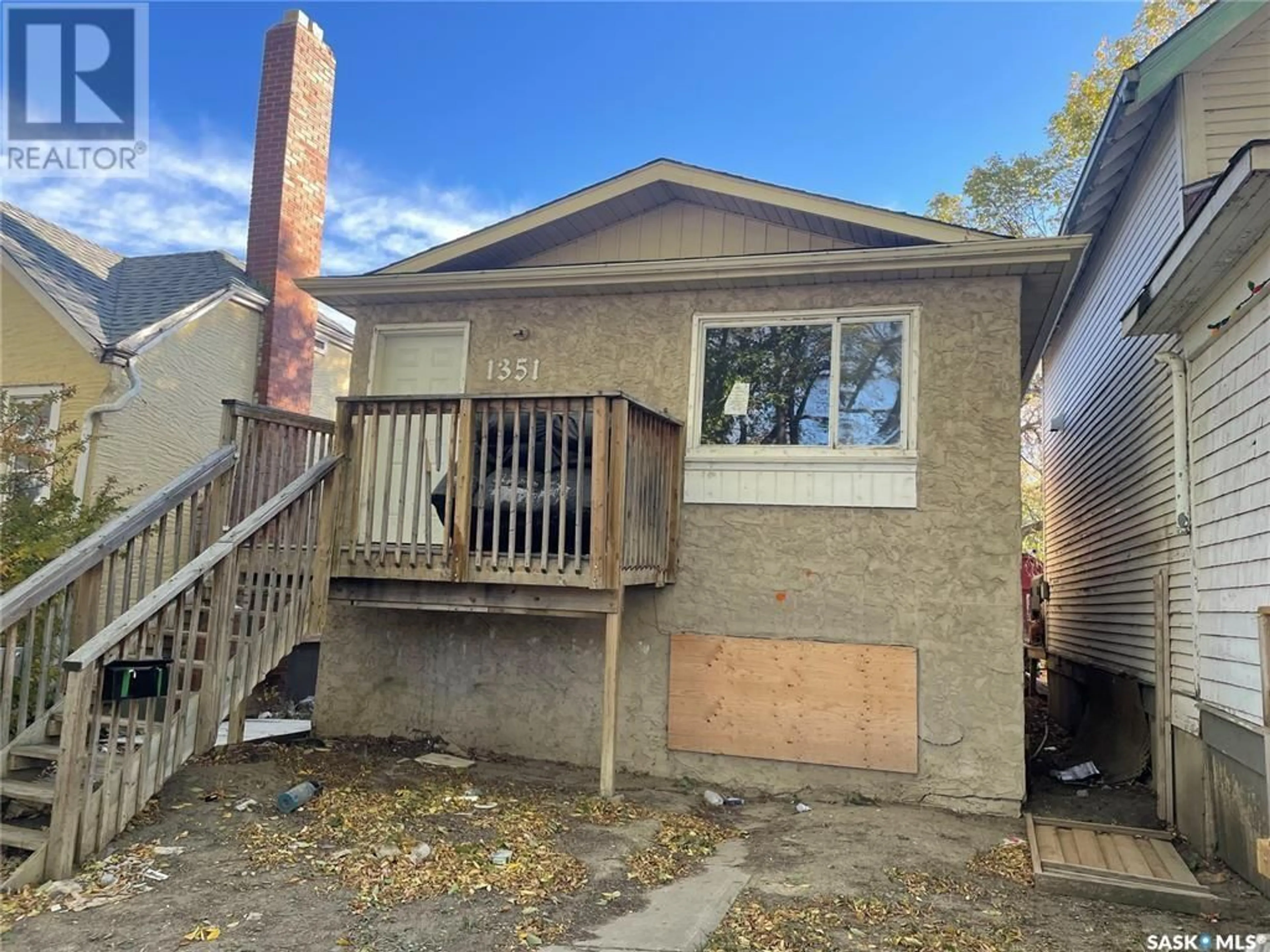 Frontside or backside of a home for 1351 Retallack STREET, Regina Saskatchewan S4T2J1