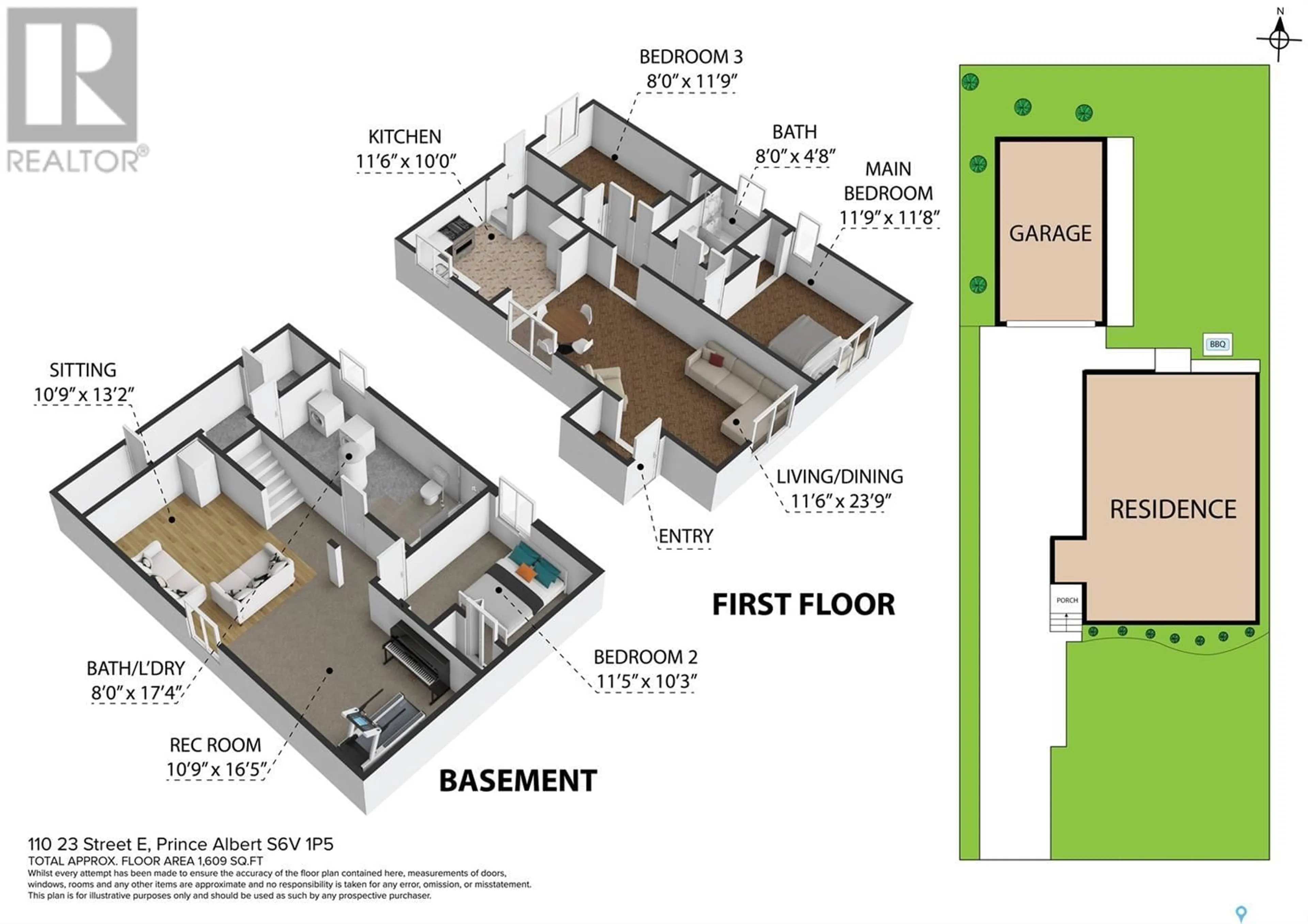 Floor plan for 110 31st STREET W, Prince Albert Saskatchewan S6V4R8