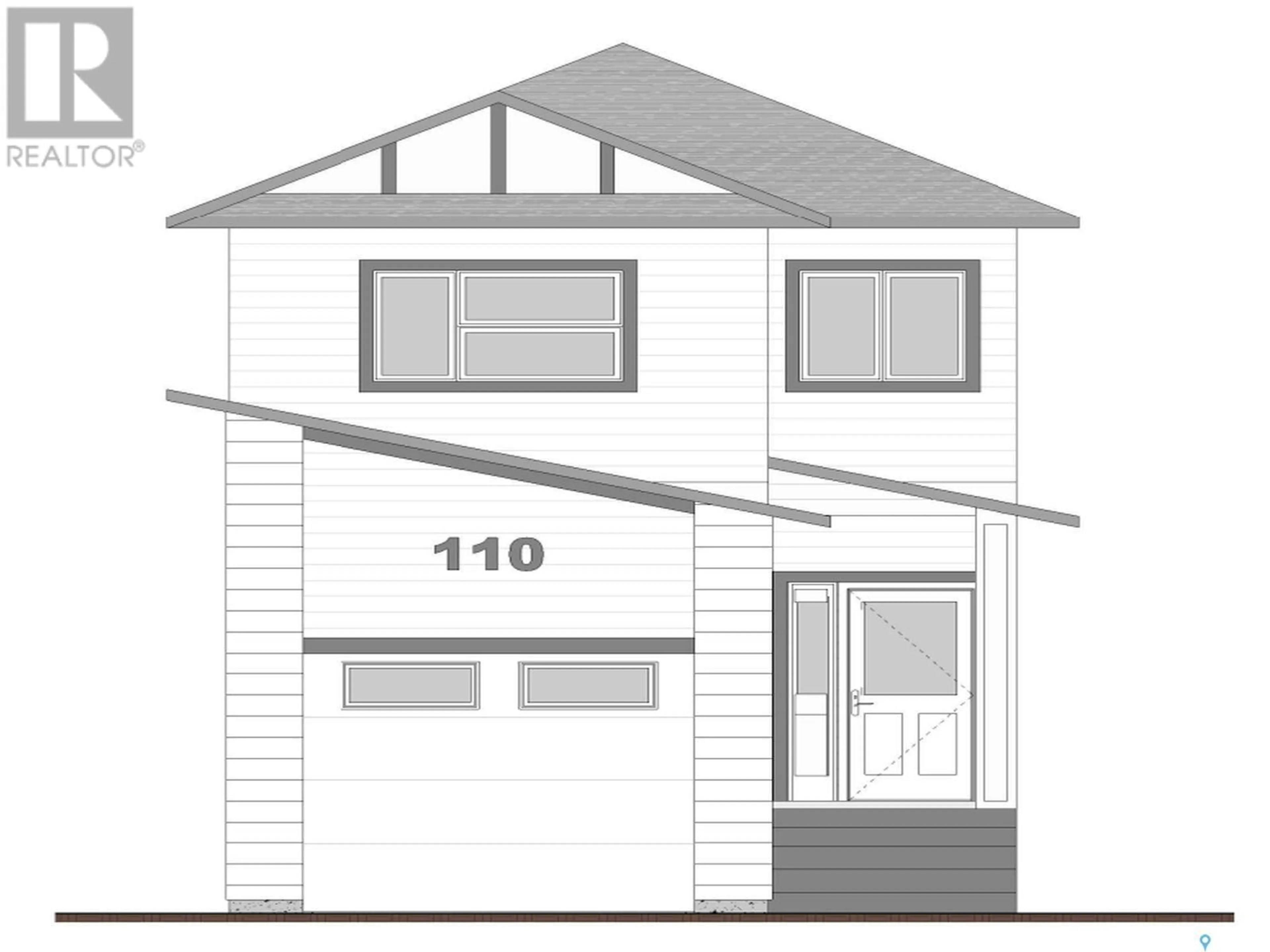 Frontside or backside of a home for 110 Antonini COURT, Saskatoon Saskatchewan S7L7P2
