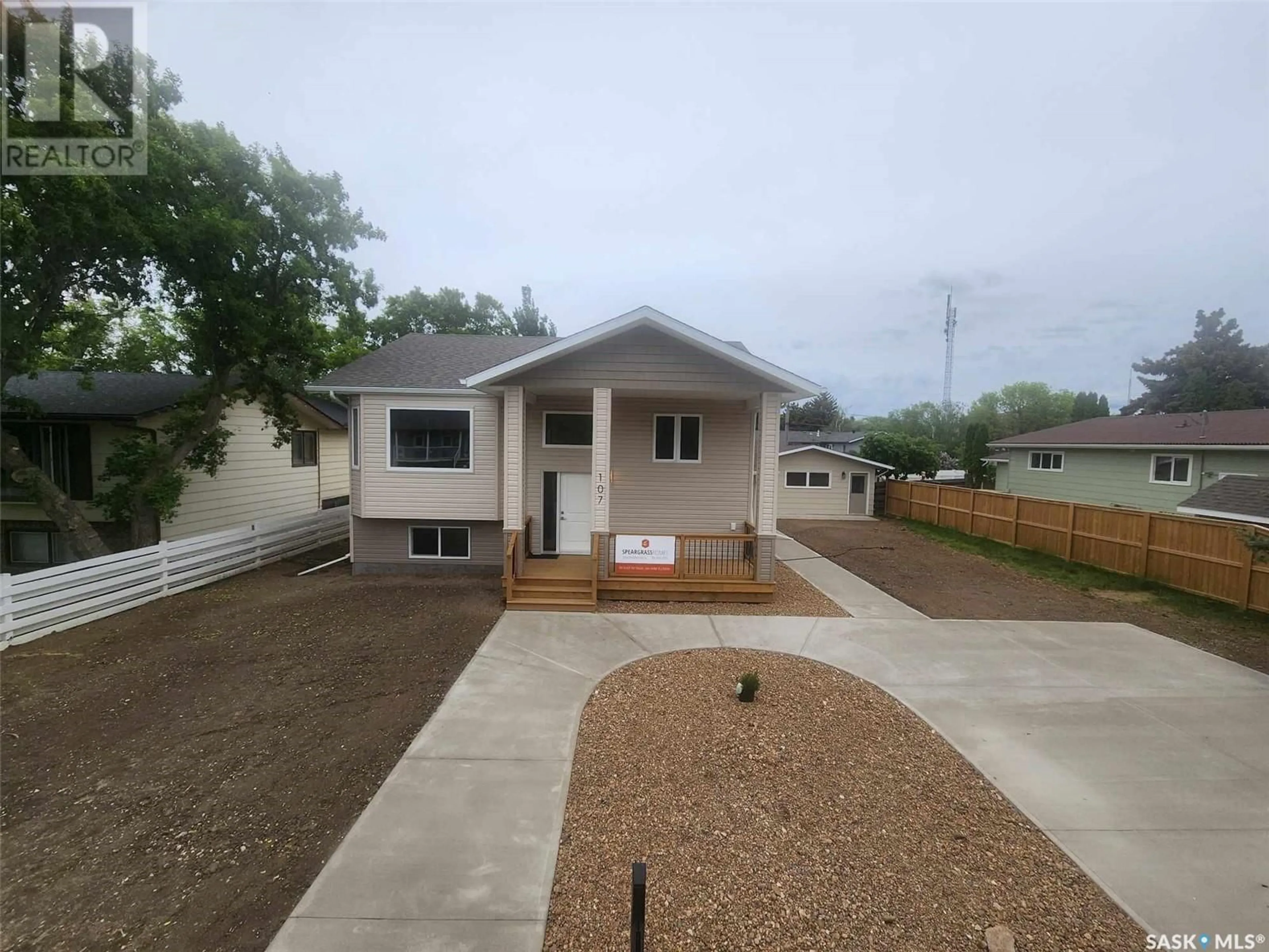 Frontside or backside of a home for 107 Valleyview DRIVE, Caronport Saskatchewan S0H0S0