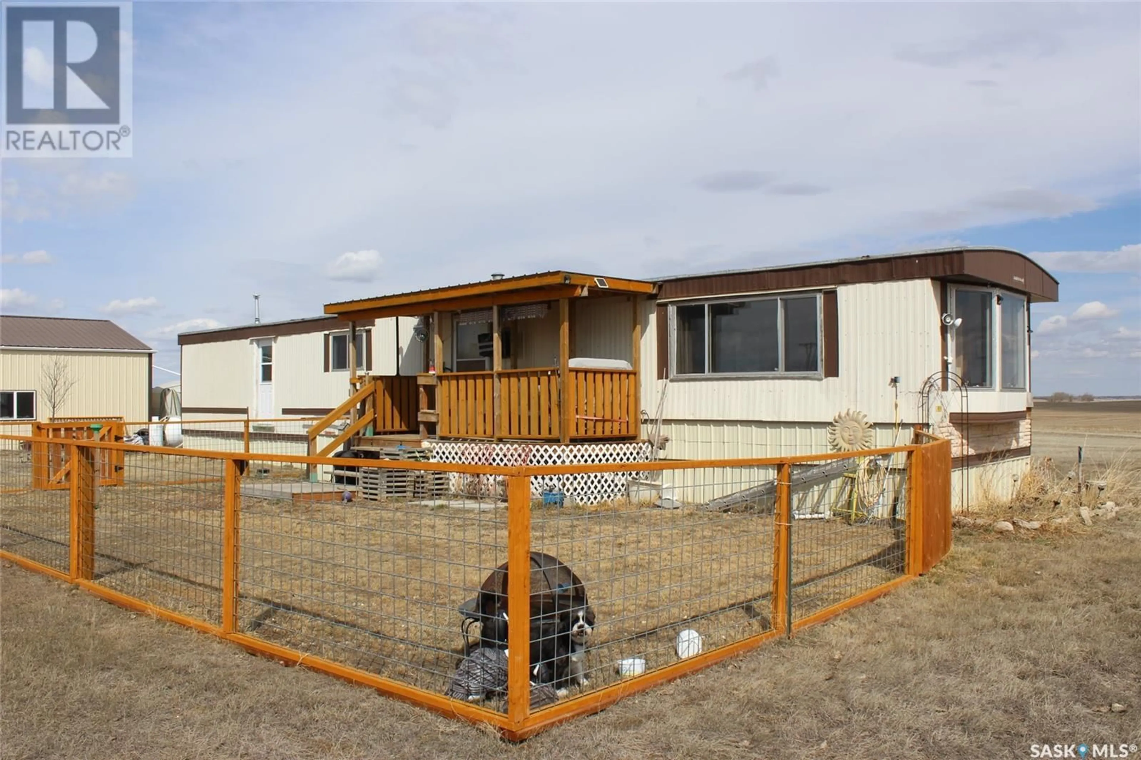 Fenced yard for 102 Cloverly AVENUE, Dollard Saskatchewan S0N0S0