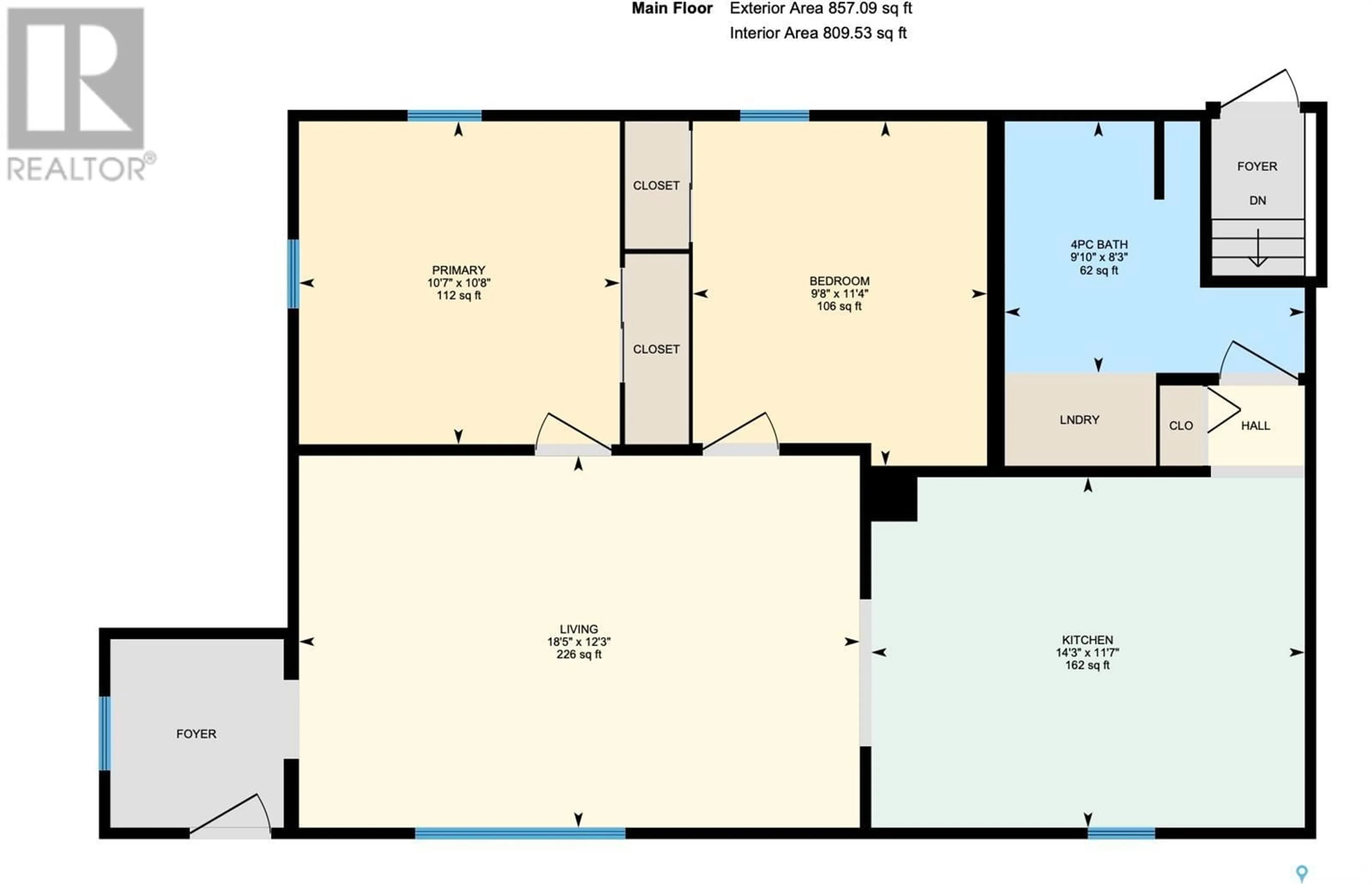 Floor plan for 254 Central AVENUE S, Swift Current Saskatchewan S9H3G1