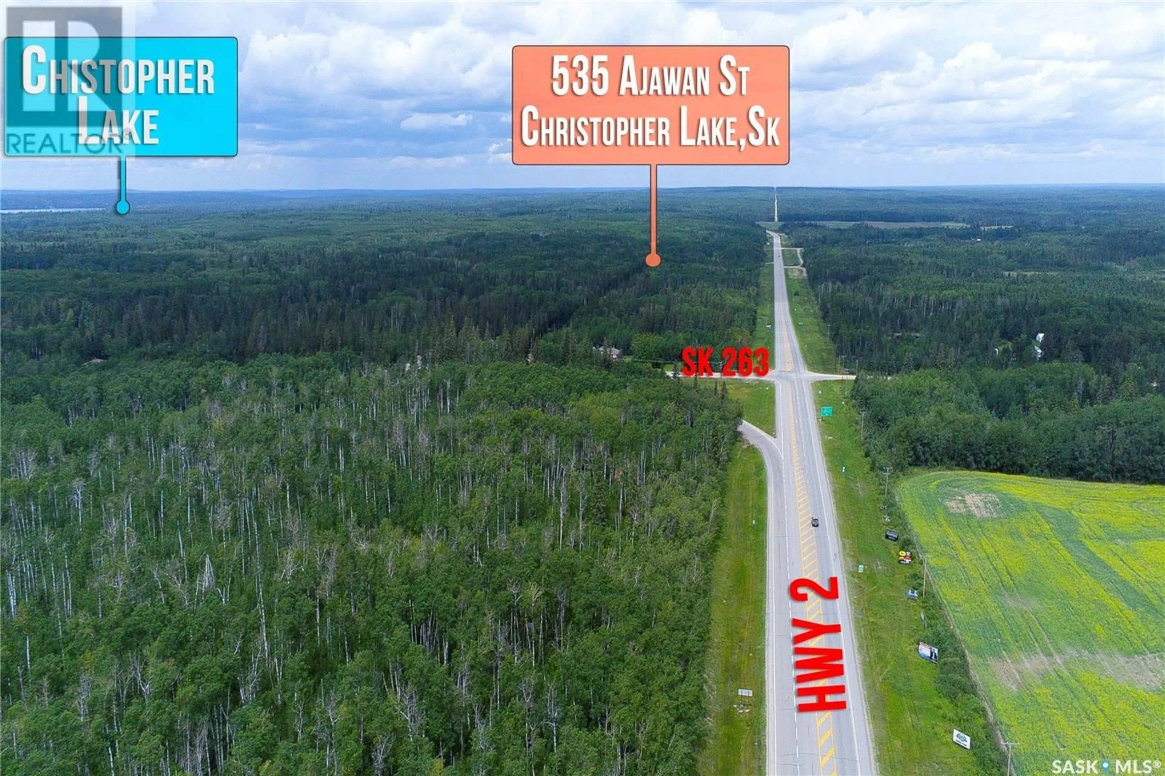 Street view for 535 Ajawan STREET, Christopher Lake Saskatchewan S0J0N0