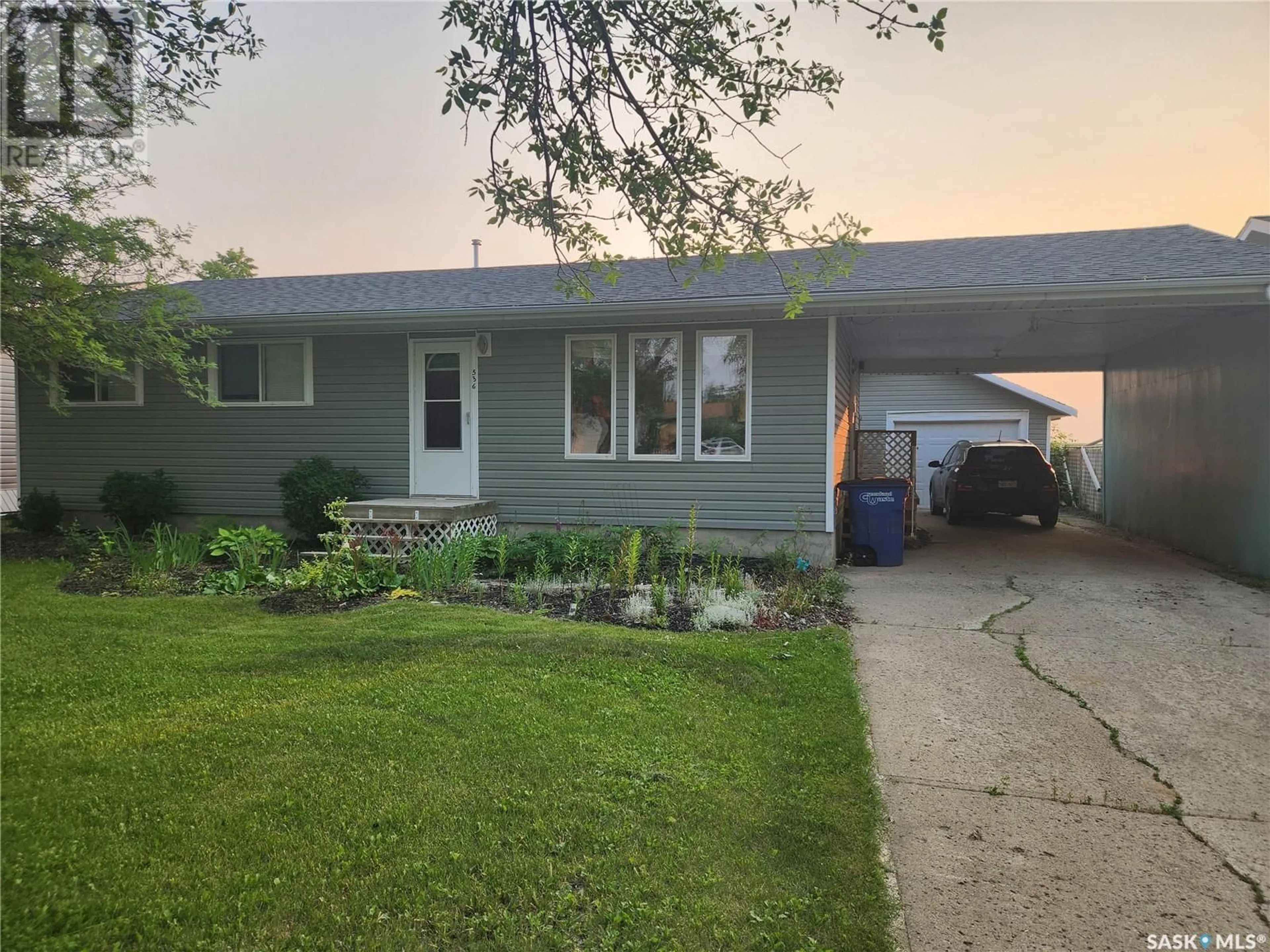 Frontside or backside of a home for 536 Caribou CRESCENT, Tisdale Saskatchewan S0E1T0