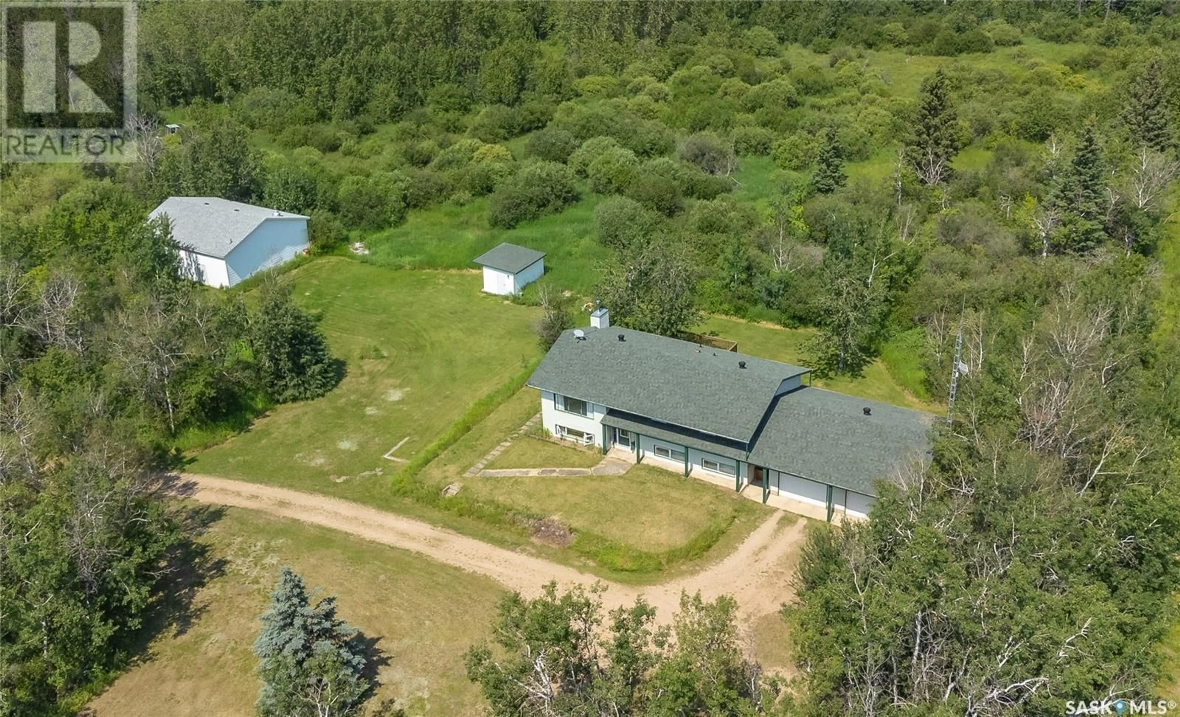 Fenced yard for Spruce Home Acreage, Spruce Home Saskatchewan S0J2N0