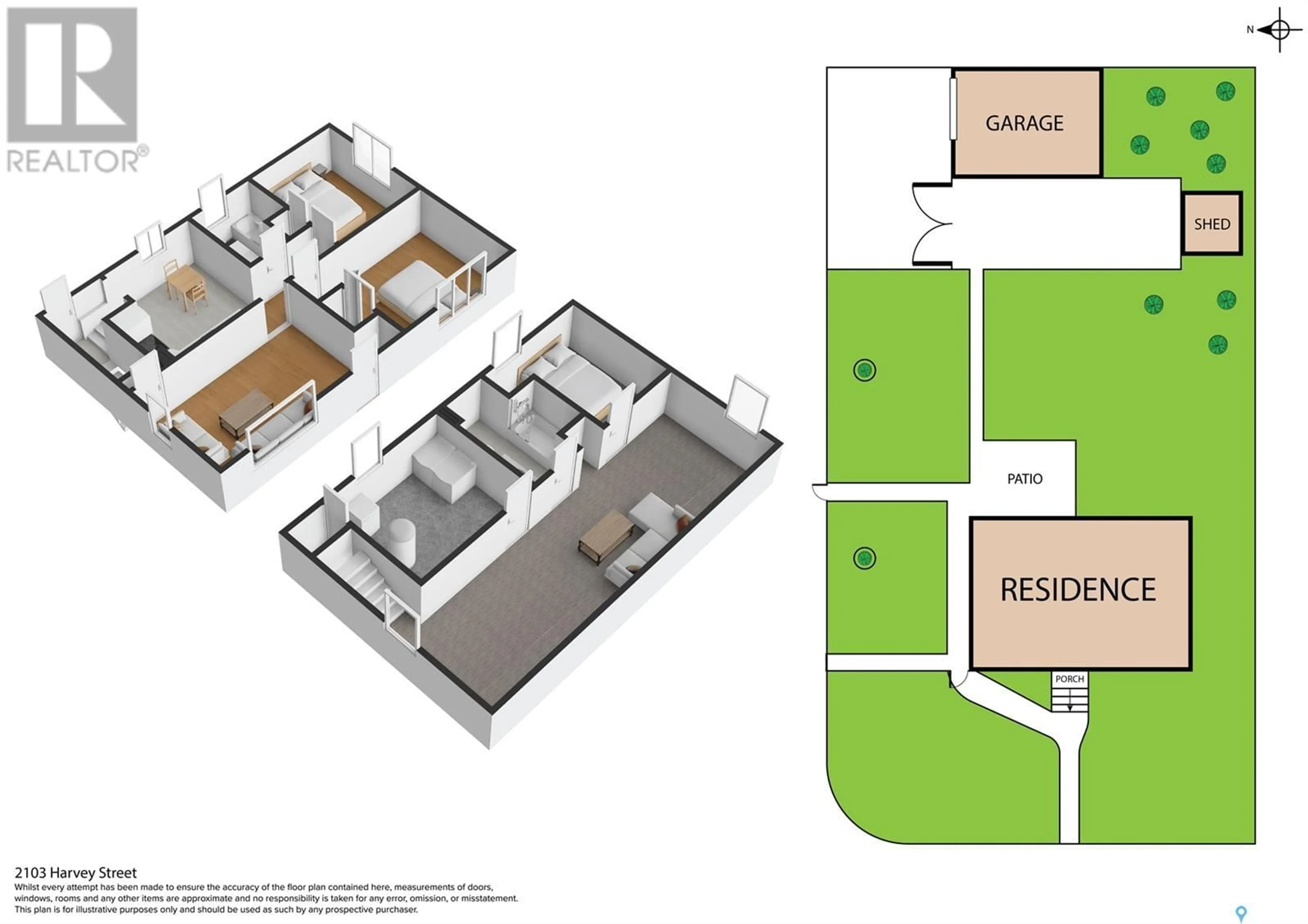 Floor plan for 2103 Harvey STREET, Regina Saskatchewan S4N2M9