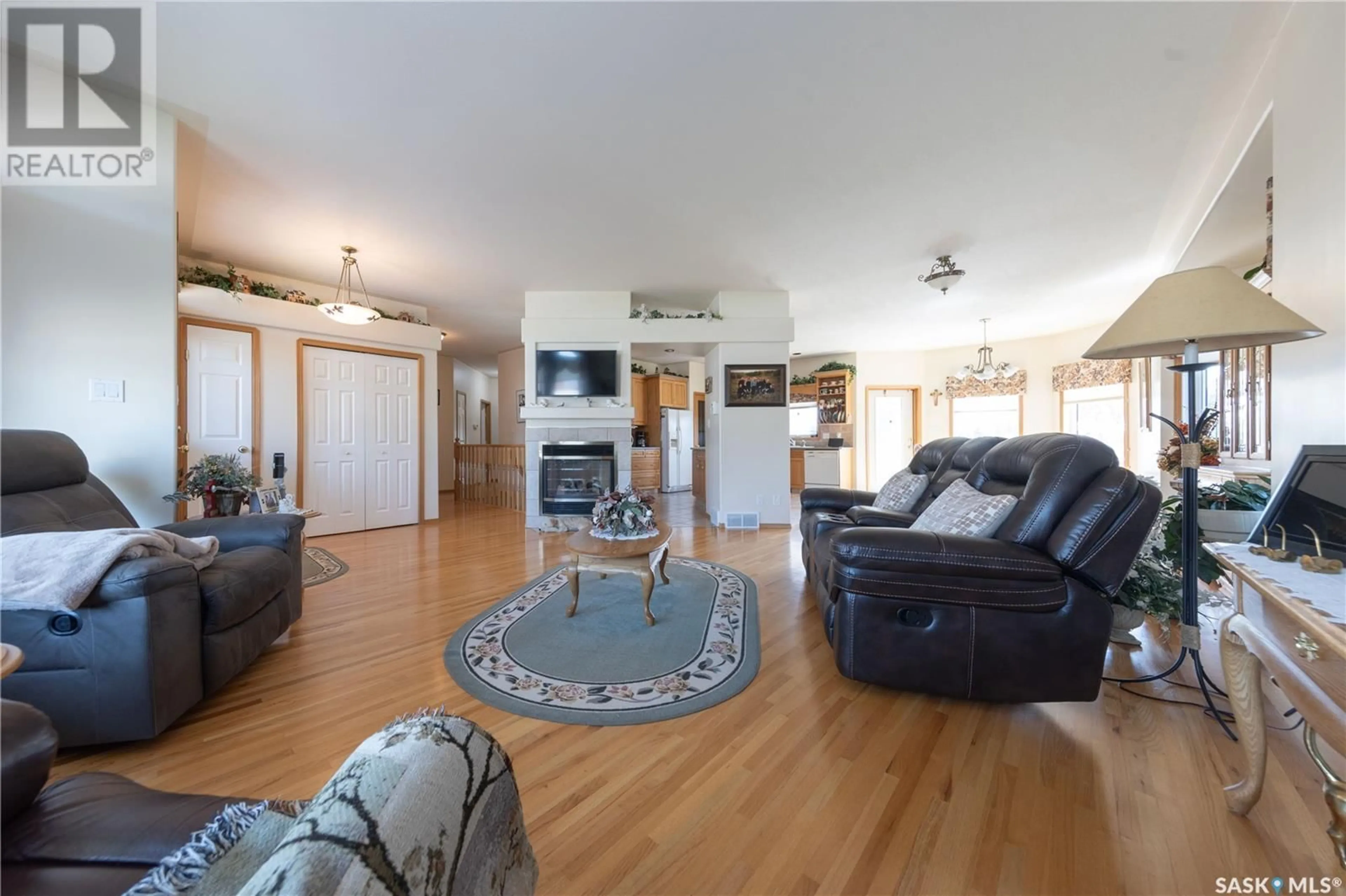 Living room, wood floors for 5329 Herald STREET, Macklin Saskatchewan S0L2C0