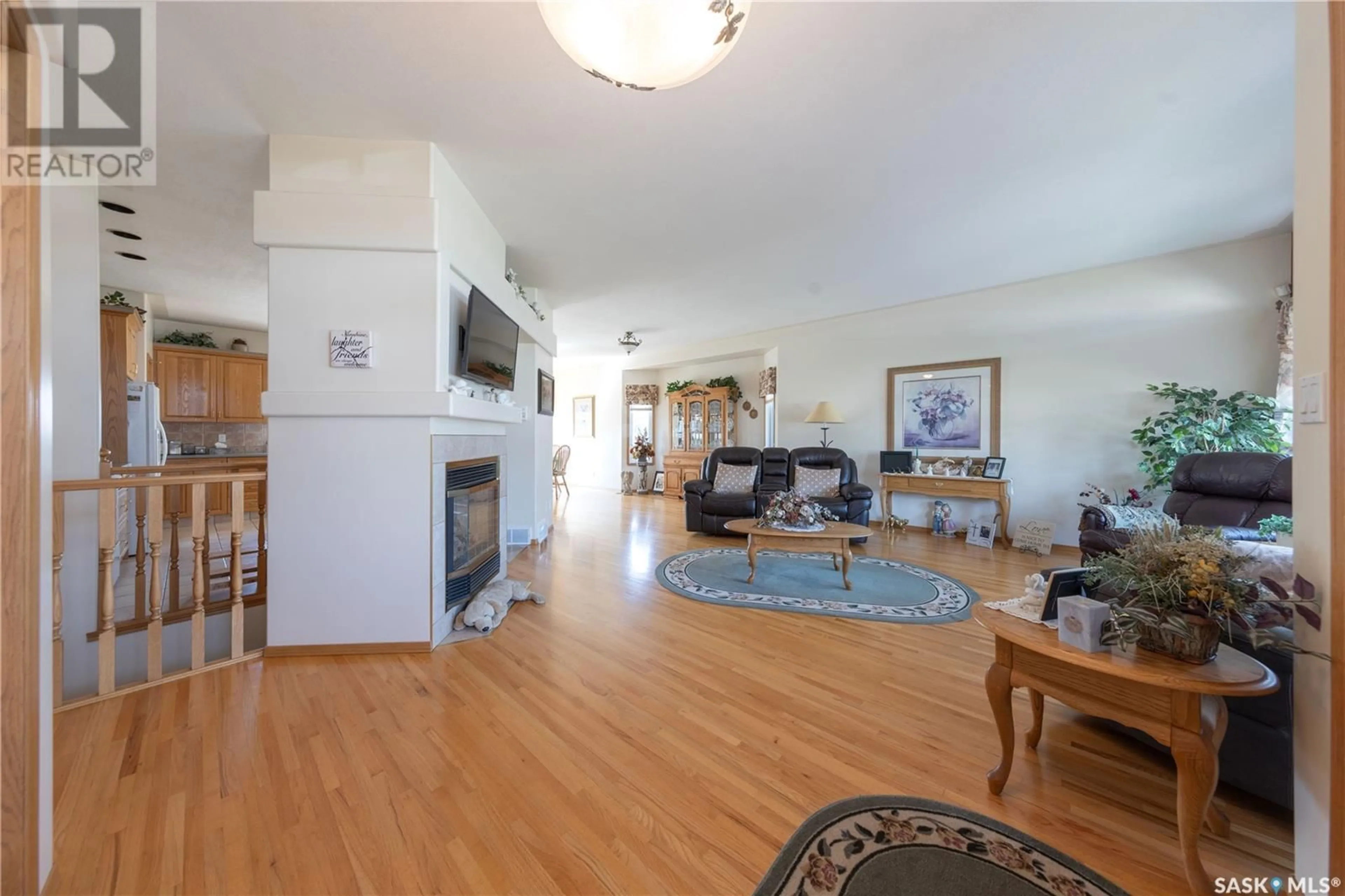 Living room, wood floors for 5329 Herald STREET, Macklin Saskatchewan S0L2C0