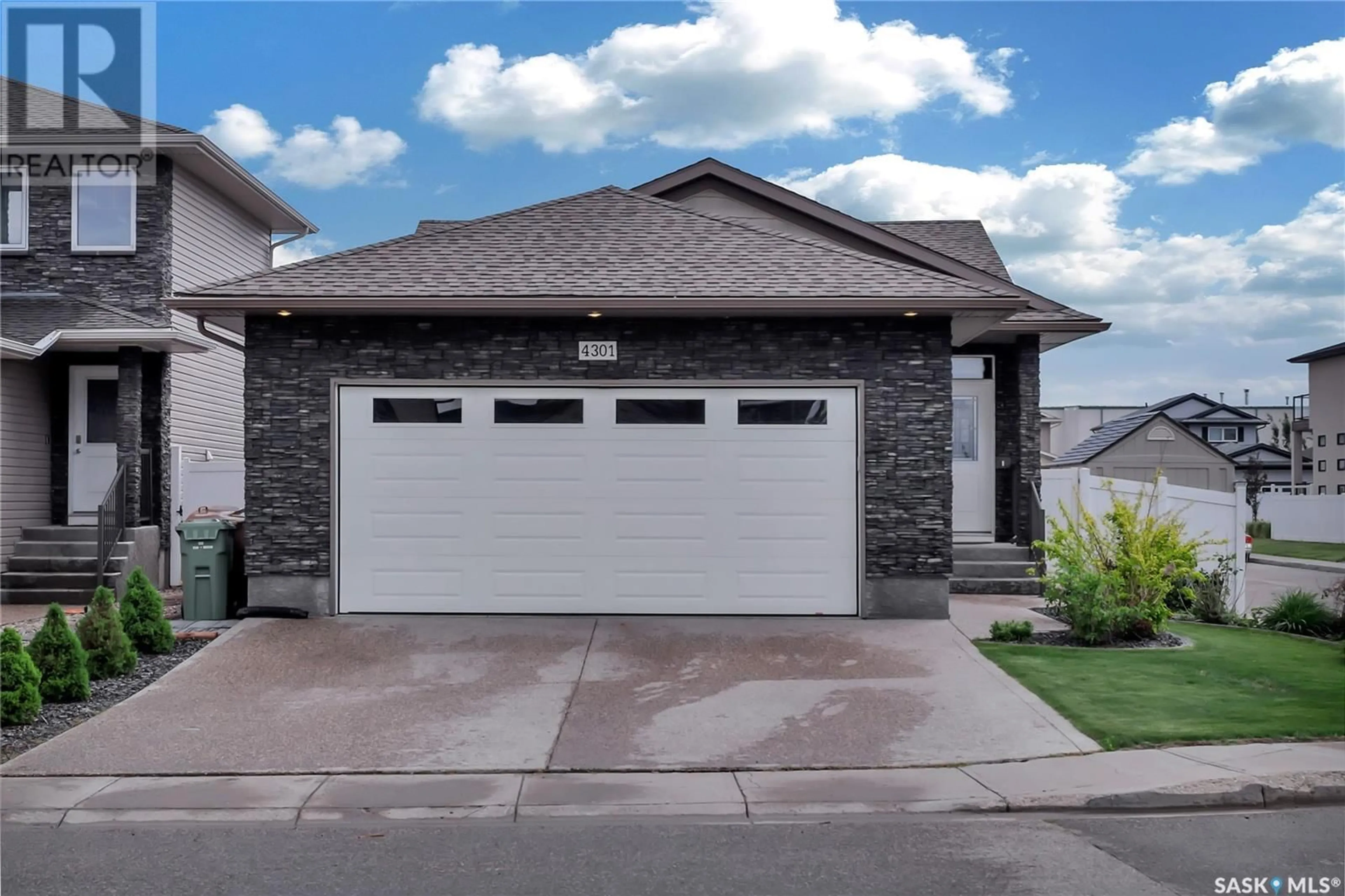 Frontside or backside of a home for 4301 Green Poplar LANE E, Regina Saskatchewan S4V1R1