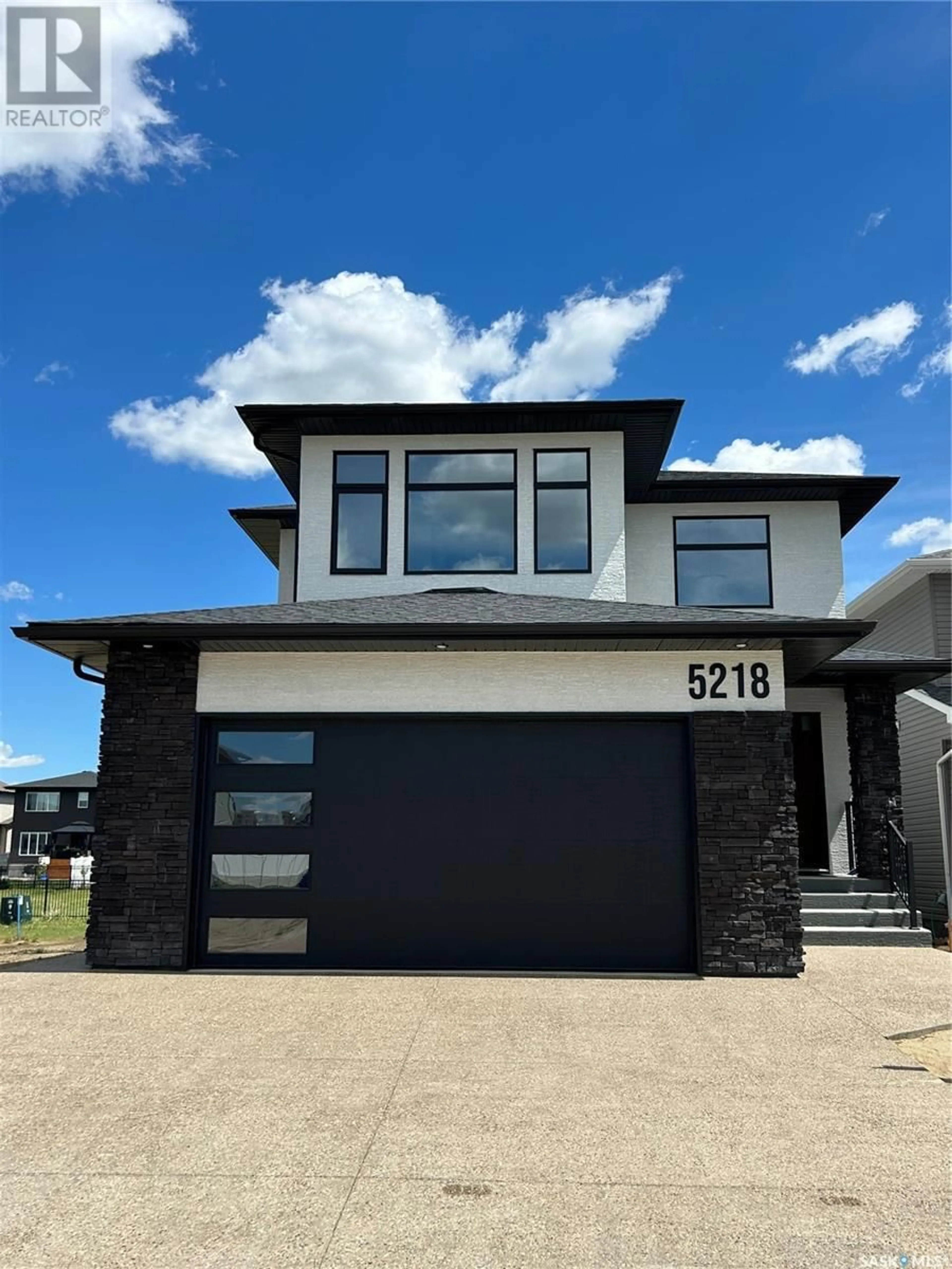 Frontside or backside of a home, the street view for 5218 E Green CRESCENT, Regina Saskatchewan S4V3S9