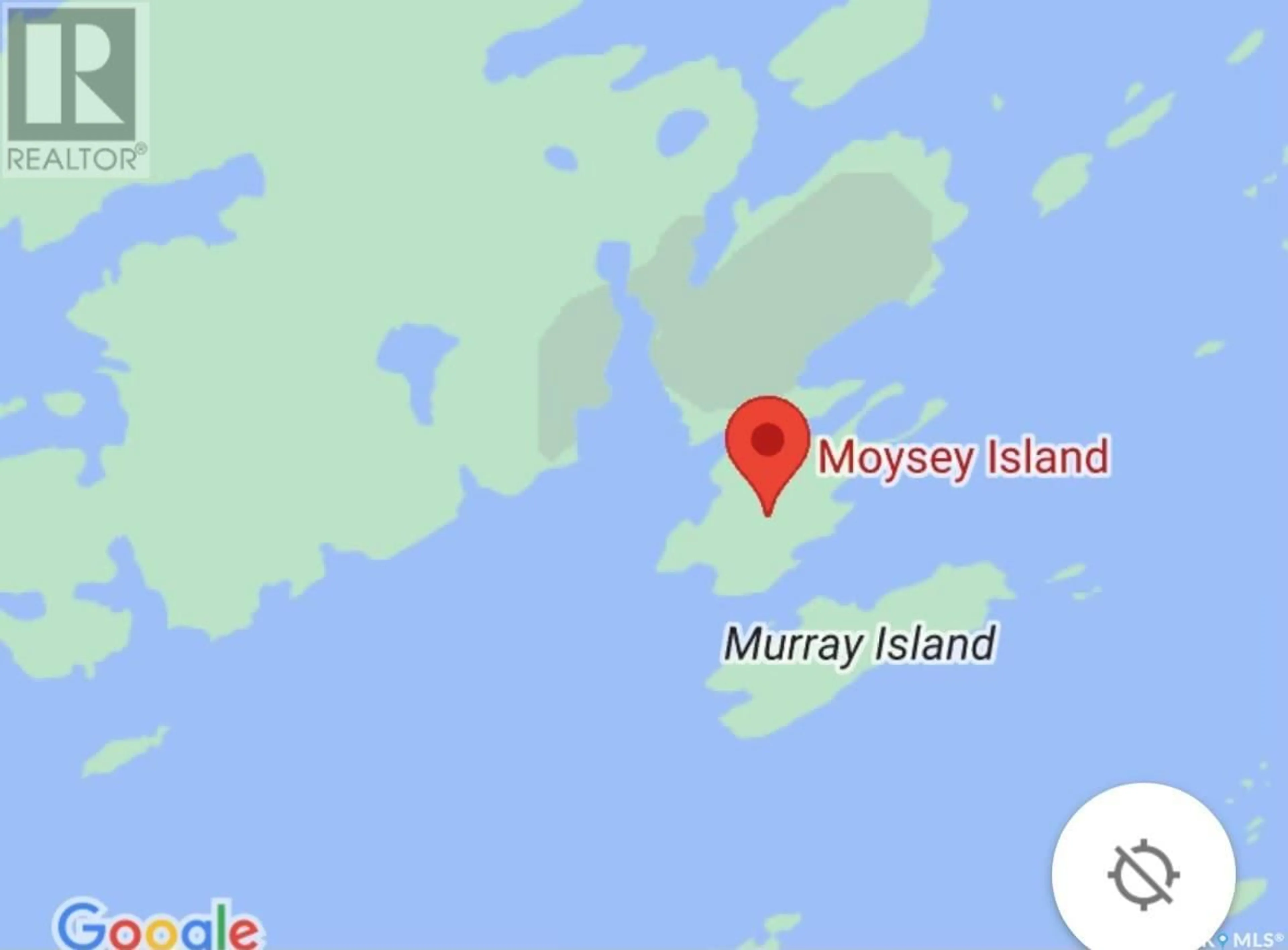 Picture of a map for MOYSEY ISLAND, Lac La Ronge Provincial Park Saskatchewan S0J1L0