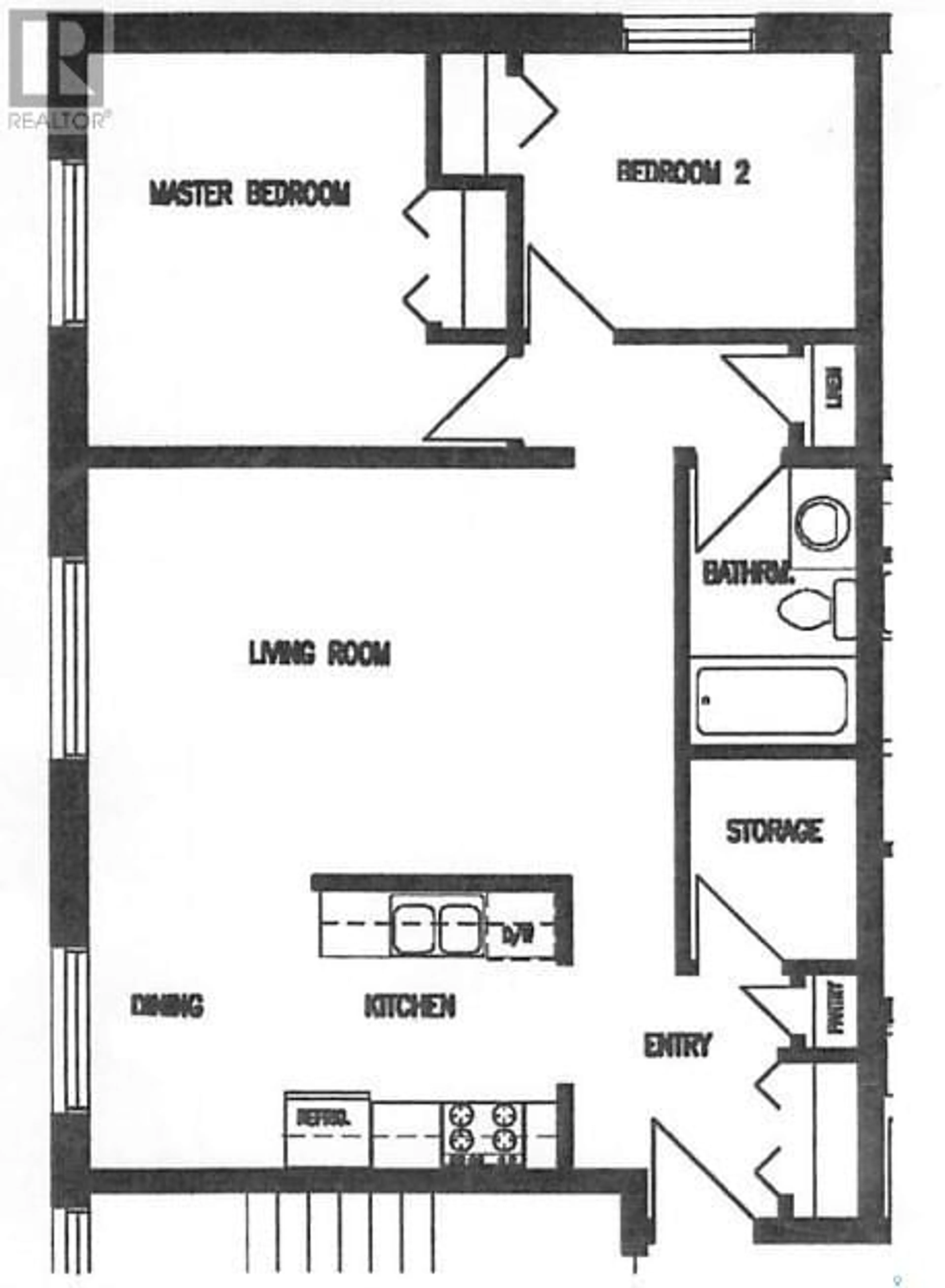 Floor plan for 1 601 Lansdowne AVENUE, Saskatoon Saskatchewan S7N1E2