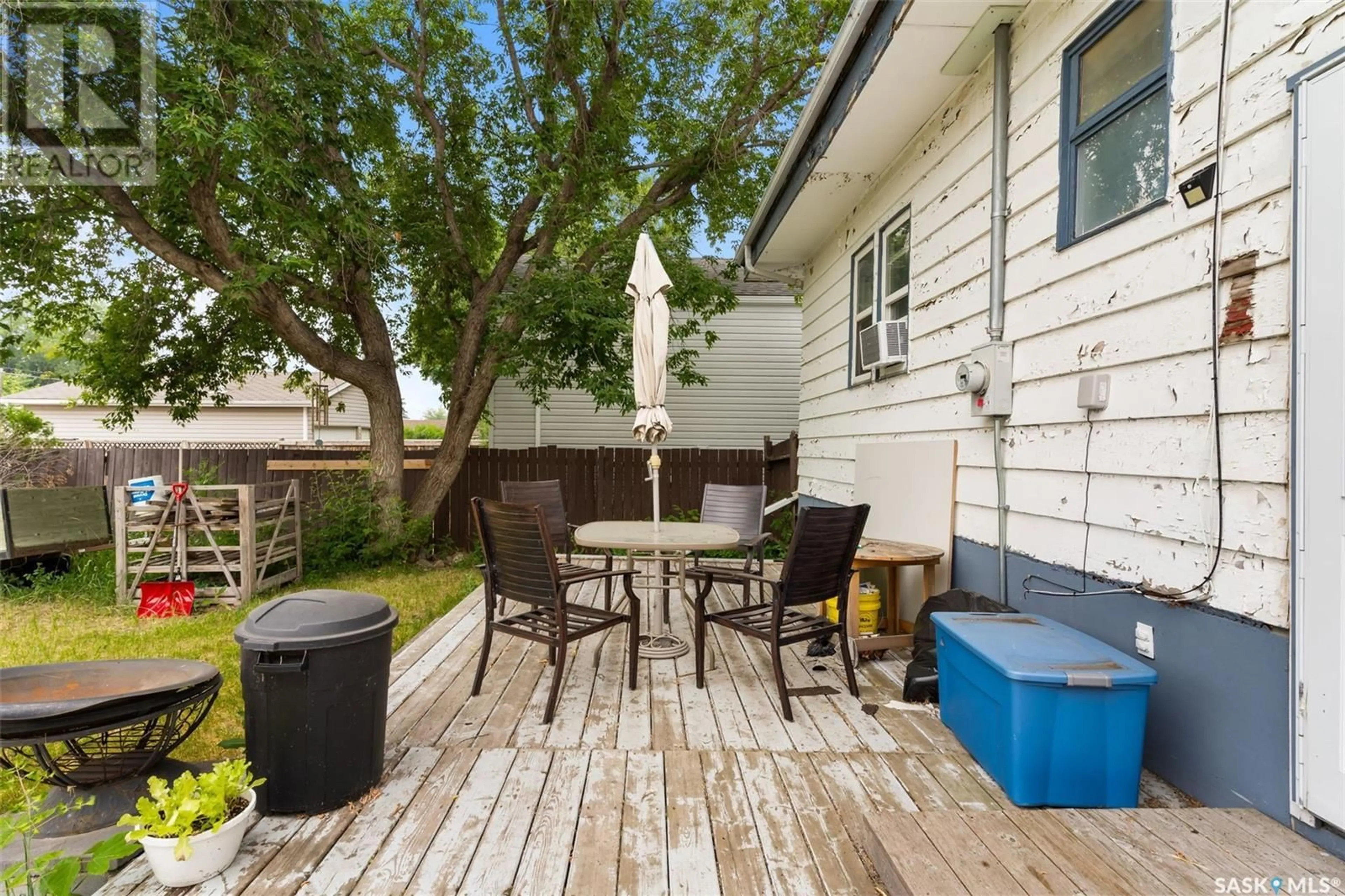 Patio for 241 St John STREET, Regina Saskatchewan S4R1P8