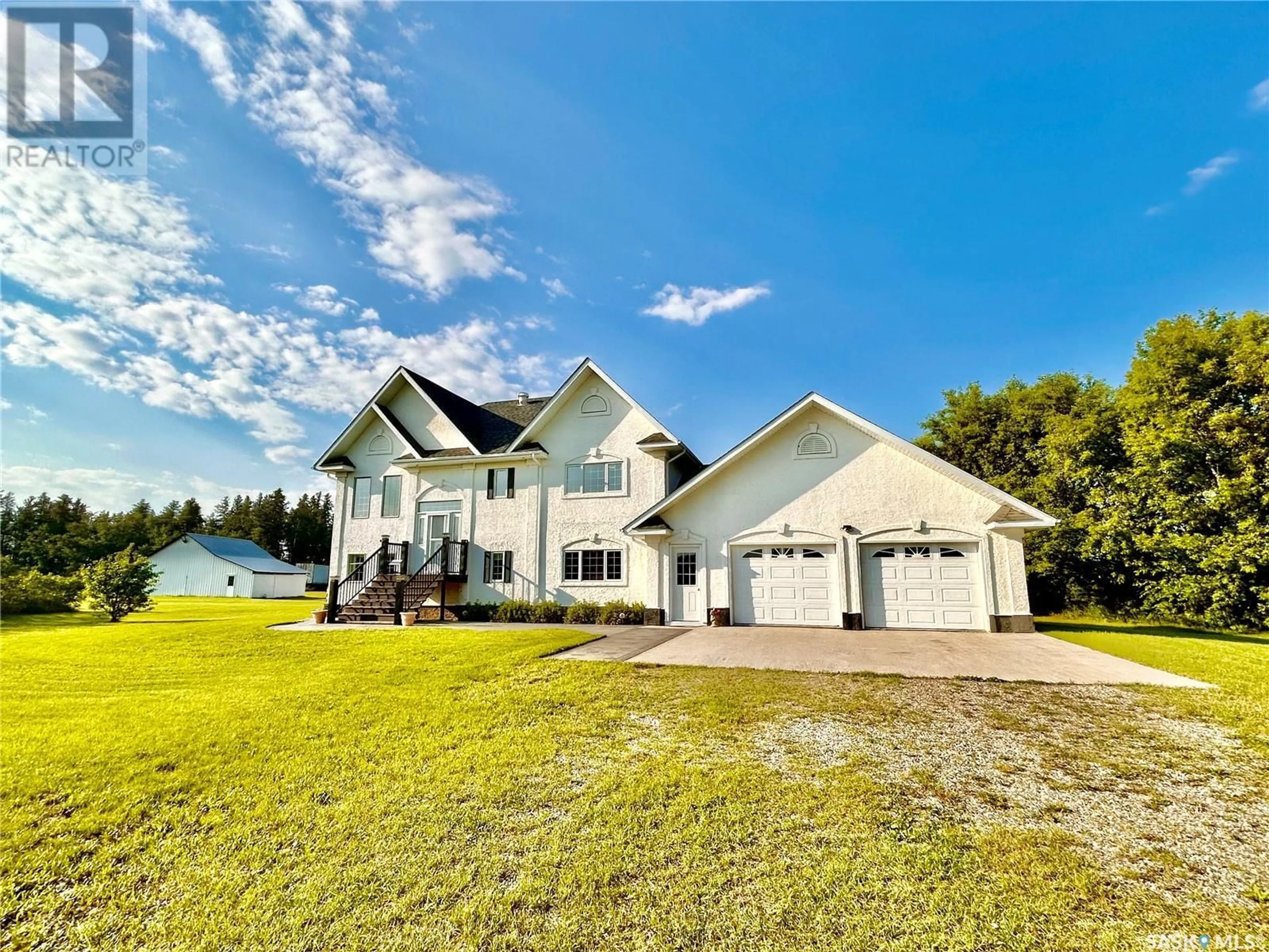 Home with vinyl exterior material, water/lake/river/ocean view for EBERLE ACREAGE, Nipawin Rm No. 487 Saskatchewan S0E1E0