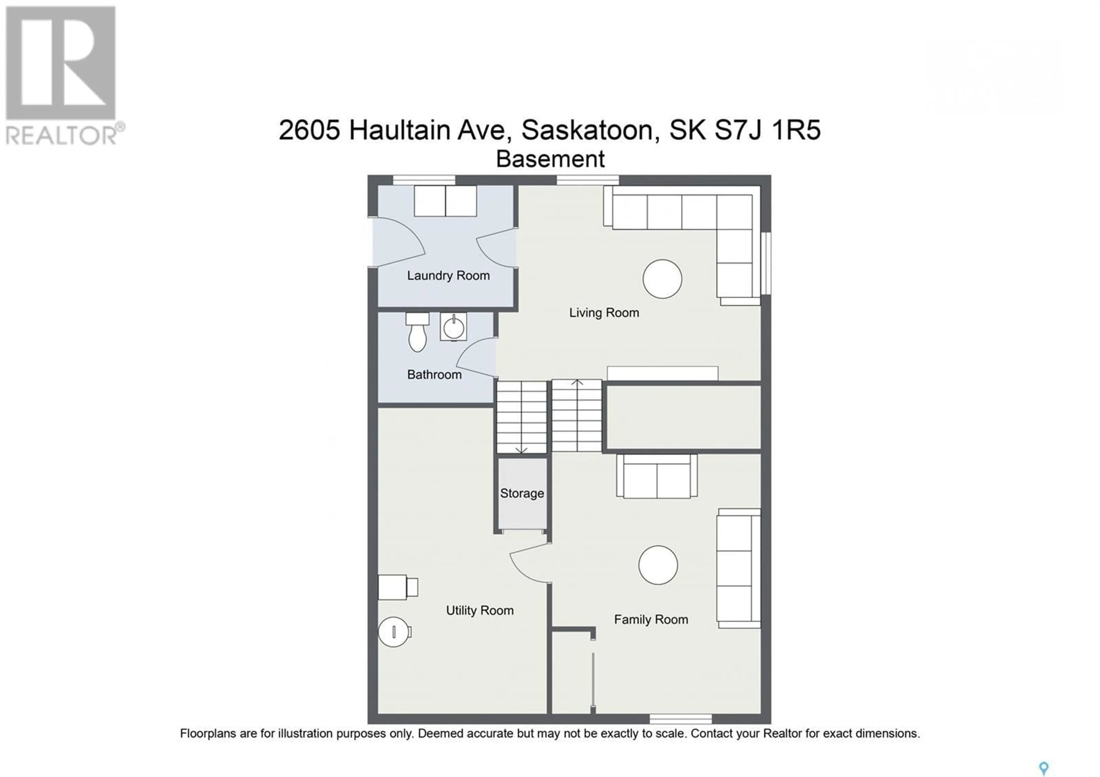 Floor plan for 2605 Haultain AVENUE, Saskatoon Saskatchewan S7J1R5