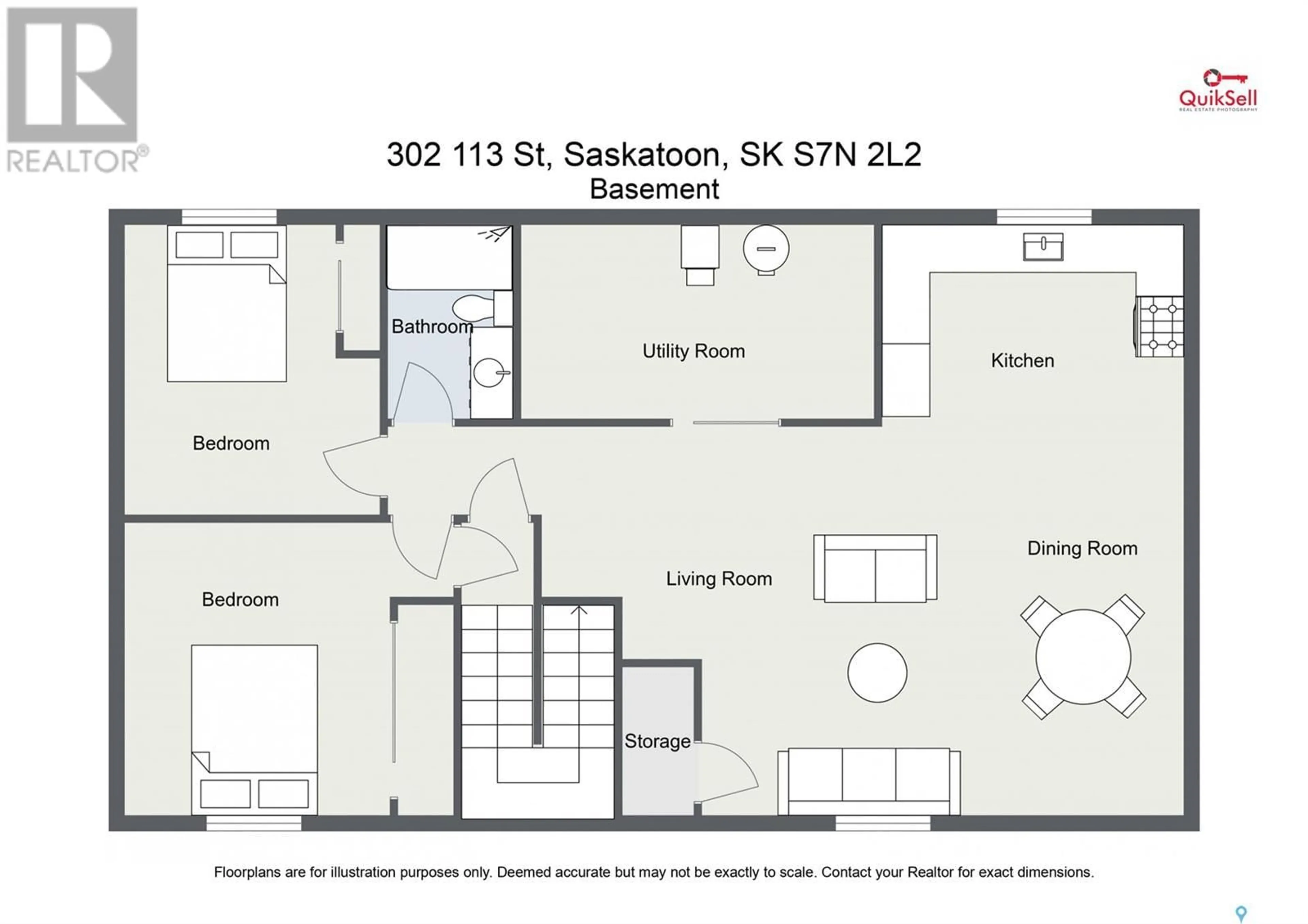 Floor plan for 302 113th STREET W, Saskatoon Saskatchewan S7N2L2