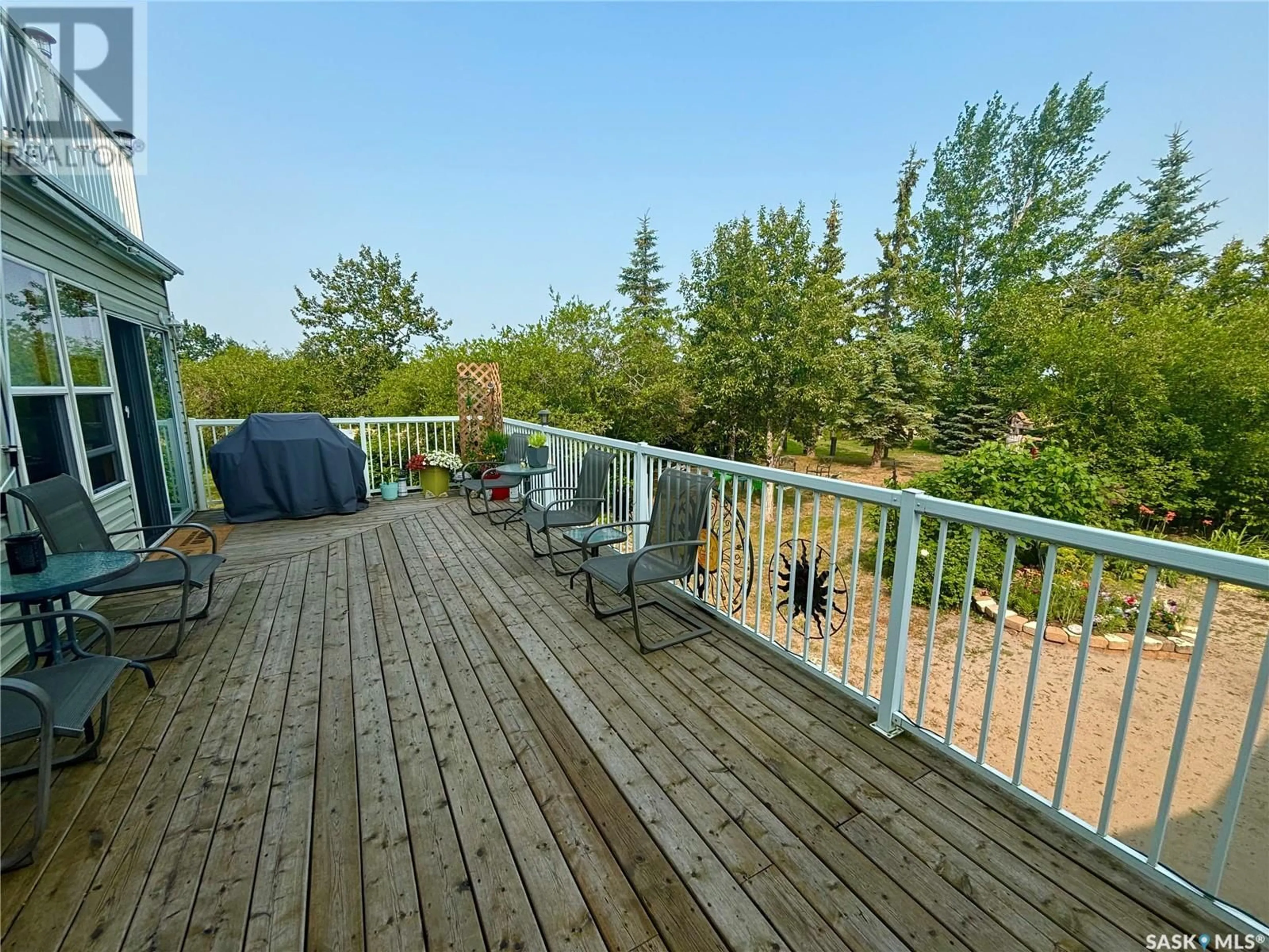 Patio, the fenced backyard for 1017 Whitesand AVENUE, Burgis Beach Saskatchewan S0A0L0