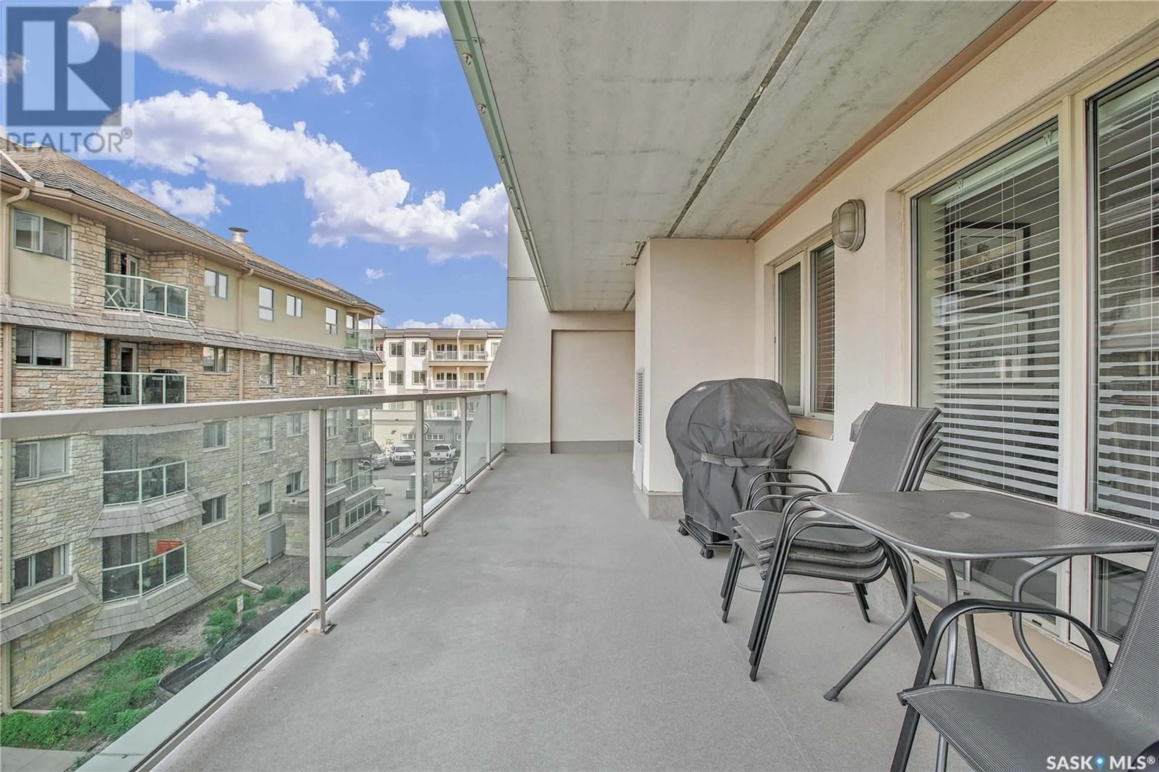 Balcony in the apartment for 301 2221 Adelaide STREET E, Saskatoon Saskatchewan S7J5L9