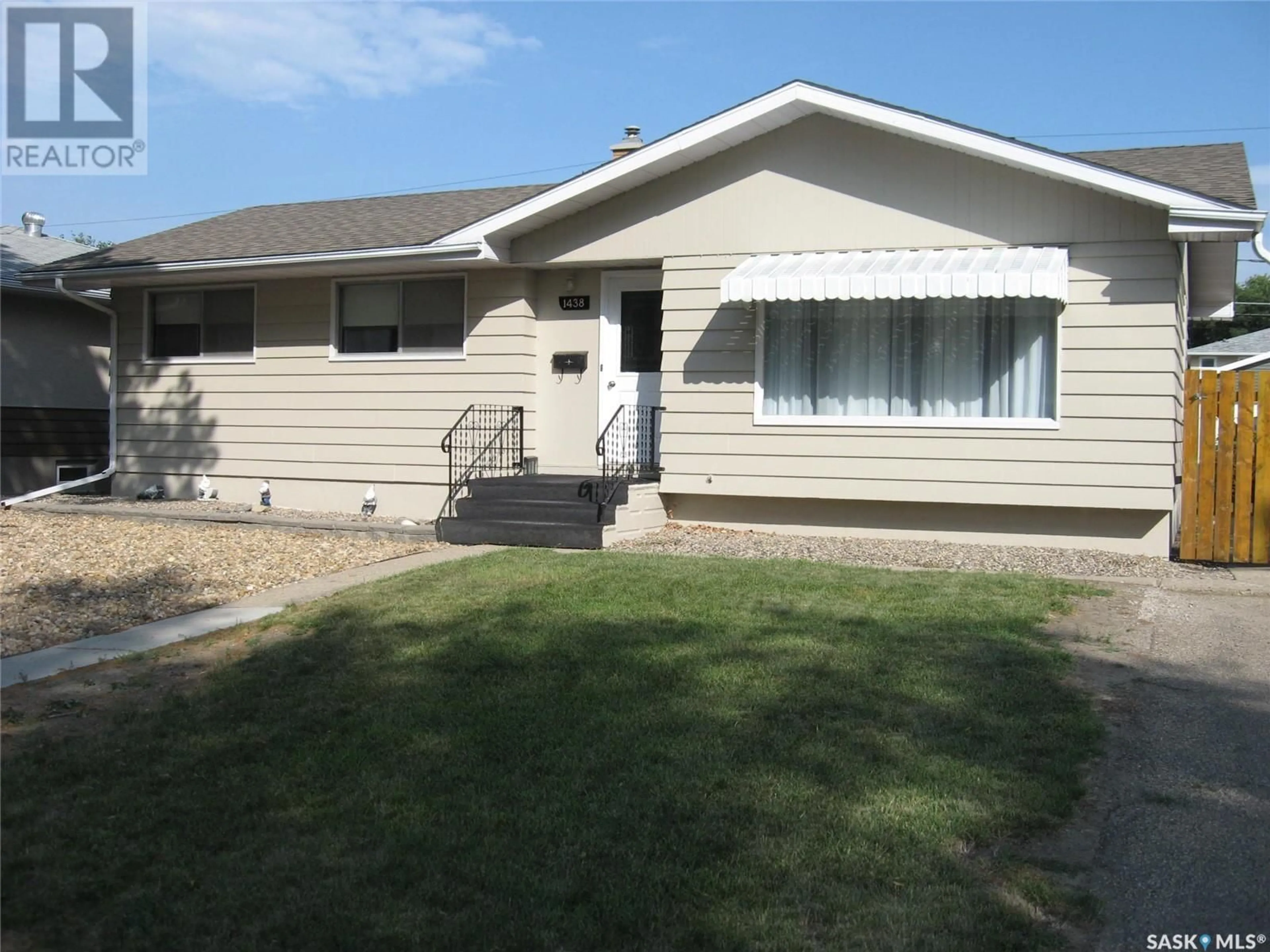 Frontside or backside of a home for 1438 Grace STREET, Moose Jaw Saskatchewan S6H3C9