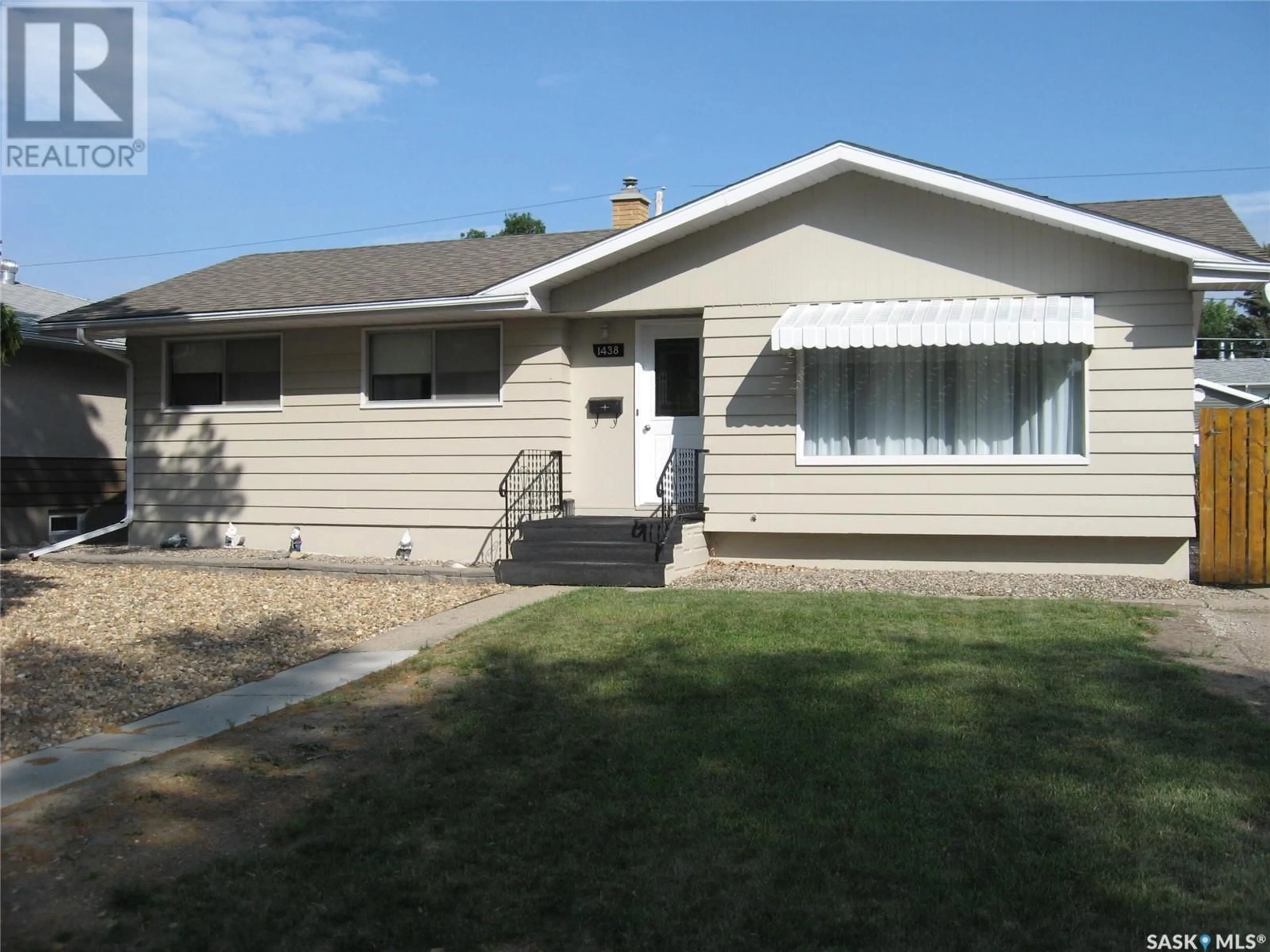 Frontside or backside of a home for 1438 Grace STREET, Moose Jaw Saskatchewan S6H3C9