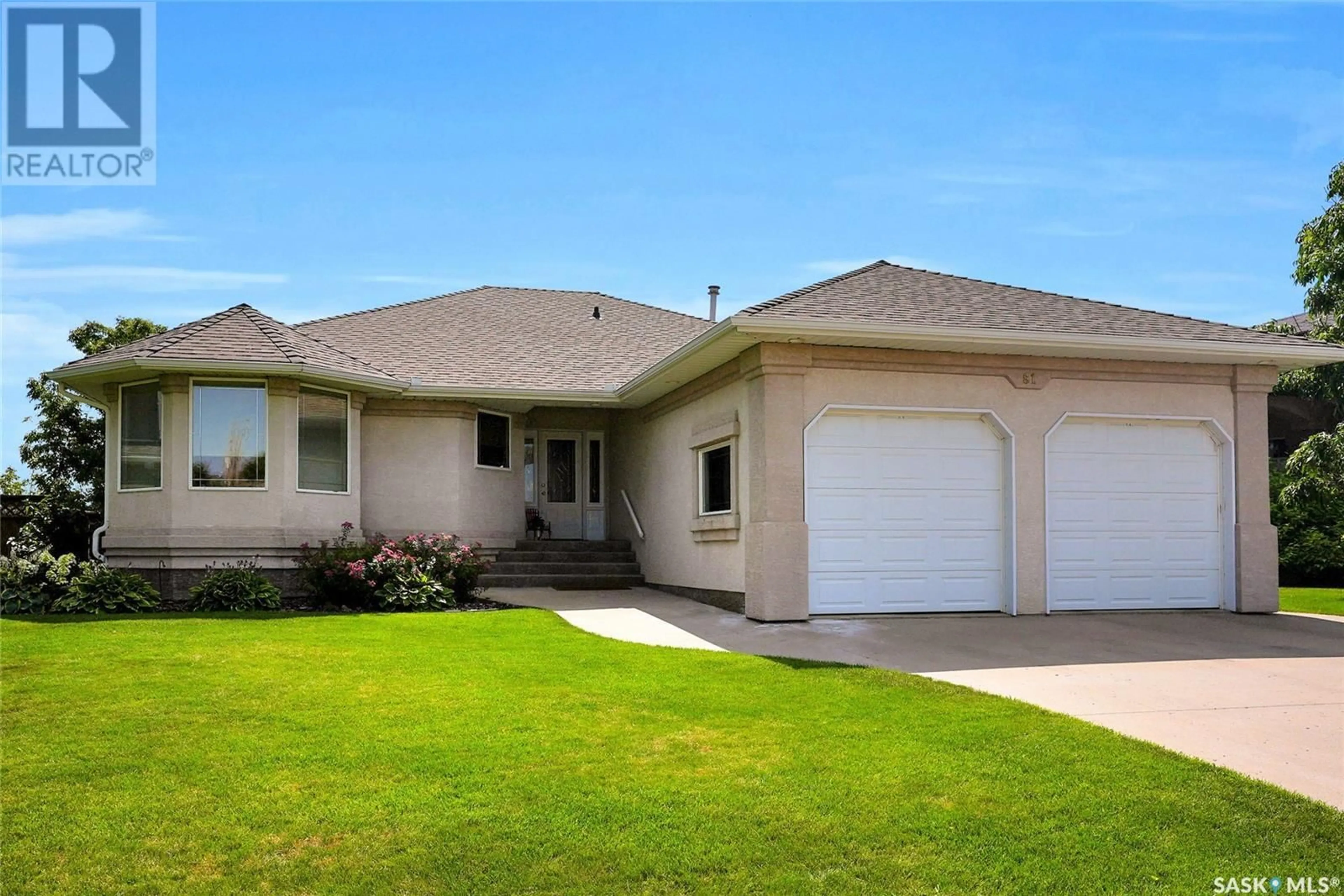 Frontside or backside of a home for 81 Flax ROAD, Moose Jaw Saskatchewan S6J1L1