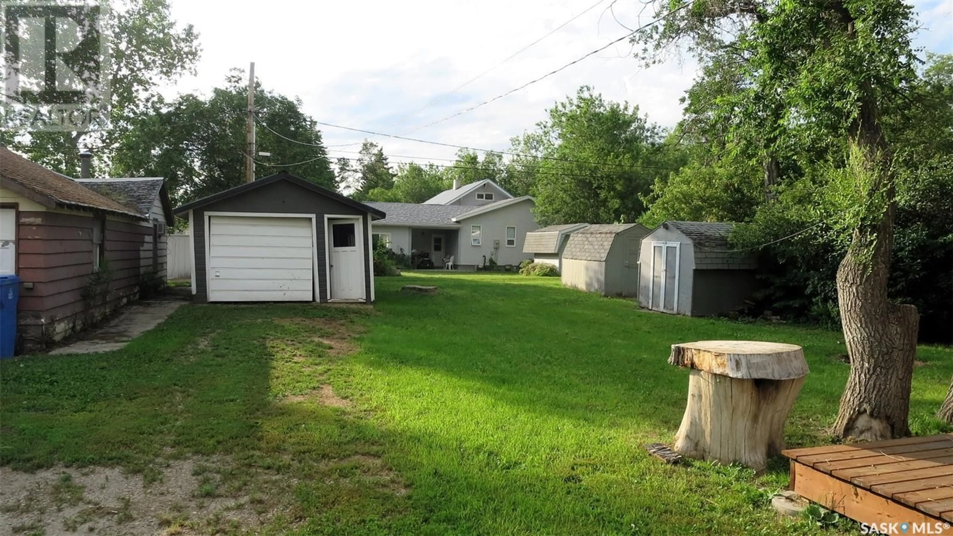 Fenced yard for 113 Haslem STREET, Midale Saskatchewan S0C1S0