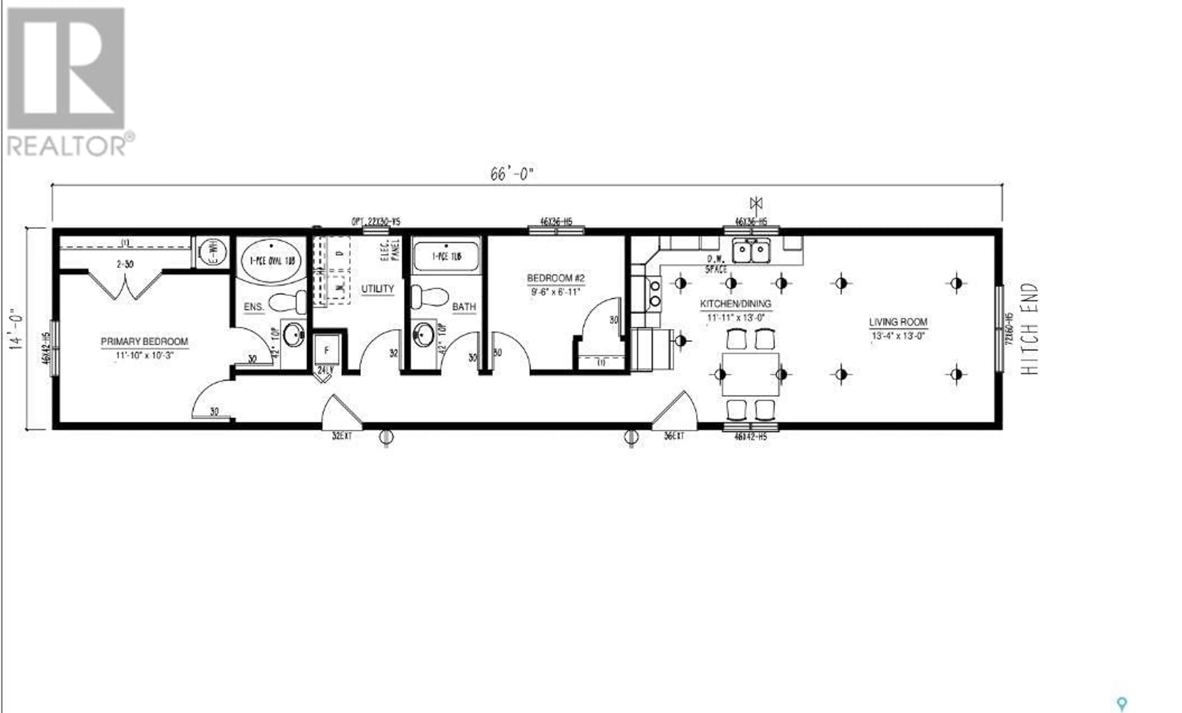 Floor plan for Lot A - 1524 RAYNER AVENUE, Saskatoon Saskatchewan S7N1Y1