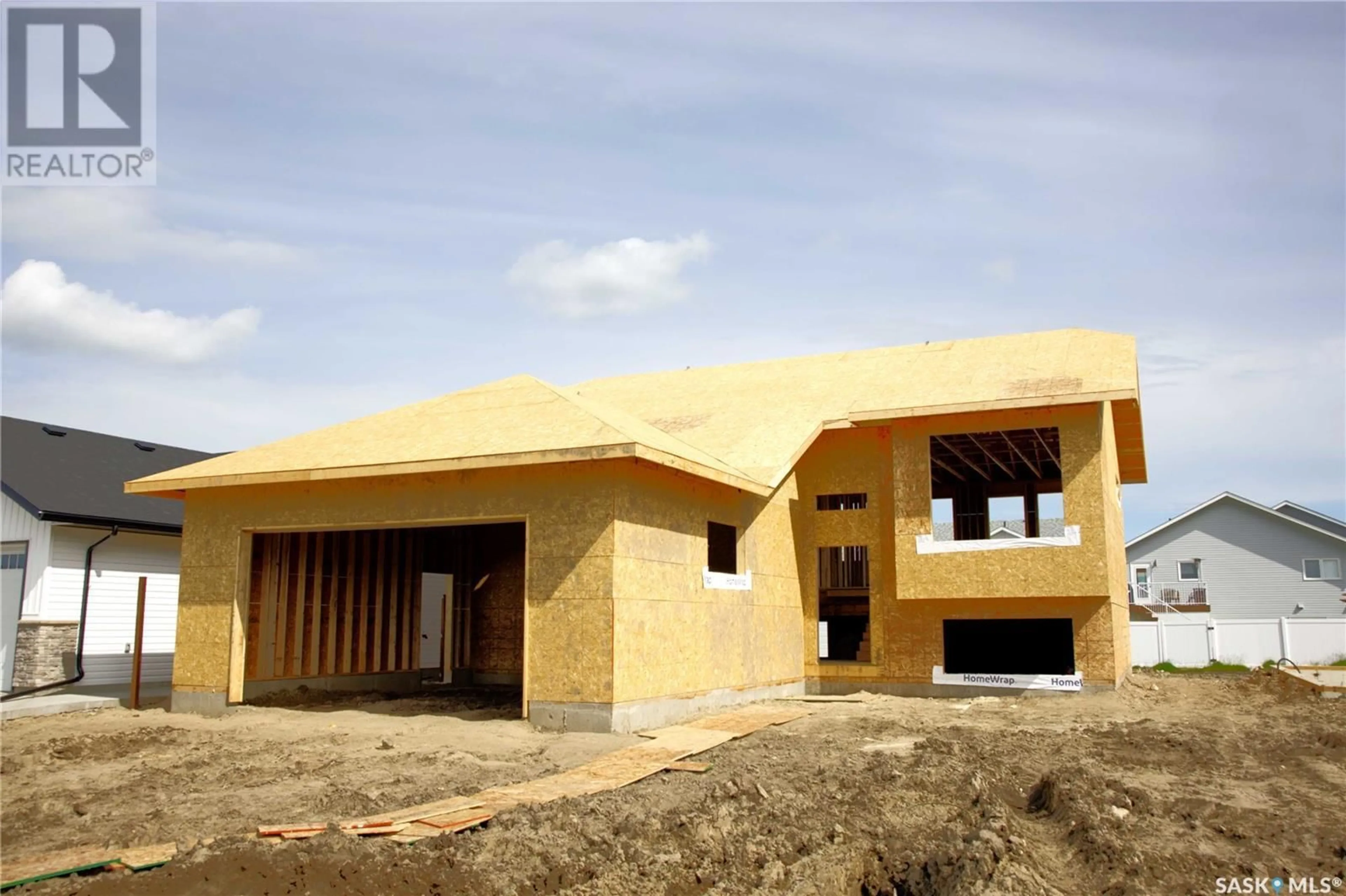 Frontside or backside of a home, the front or back of building for 608 Weir CRESCENT, Warman Saskatchewan S0K4S1