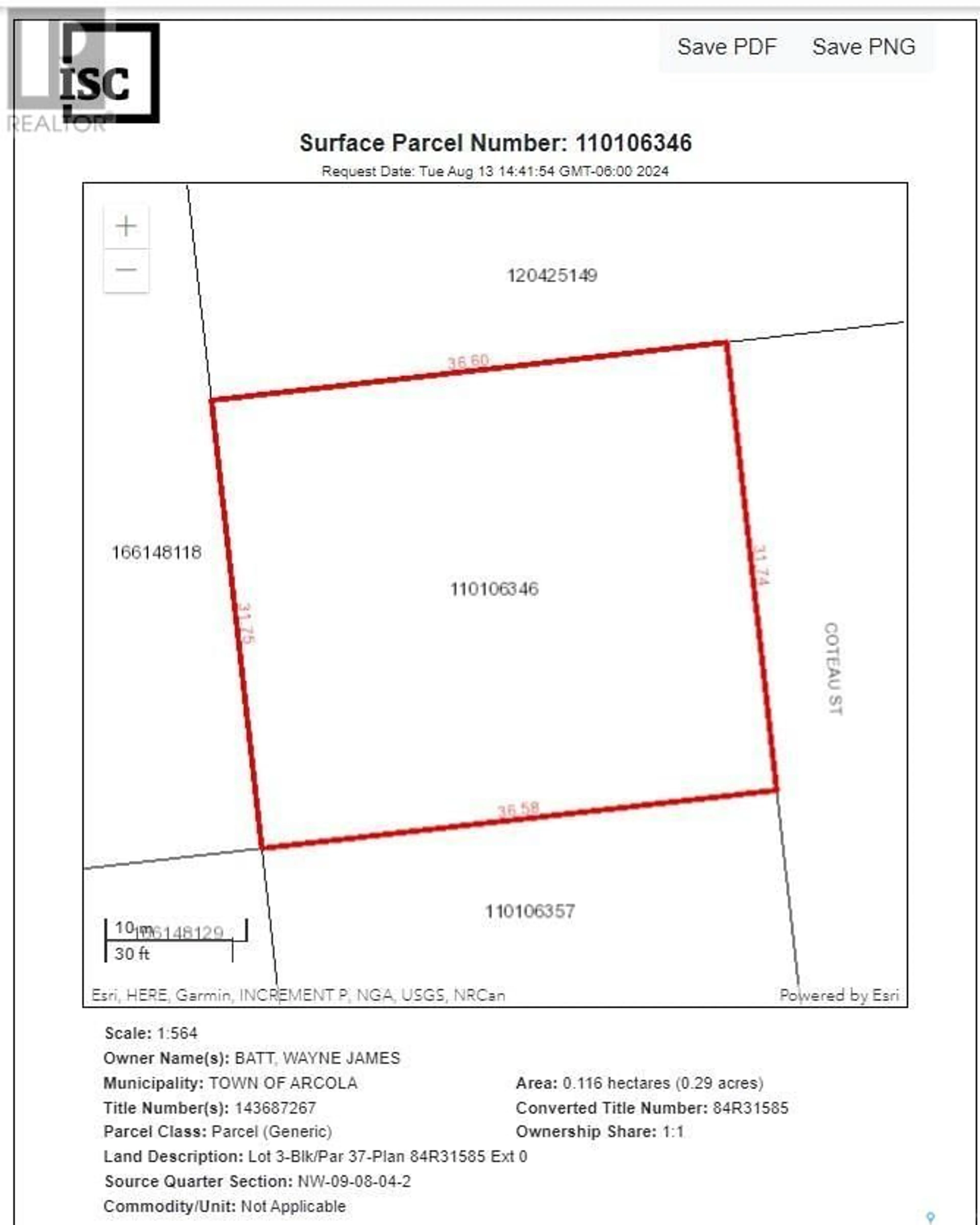 Floor plan for 305 Coteau STREET, Arcola Saskatchewan S0C0G0