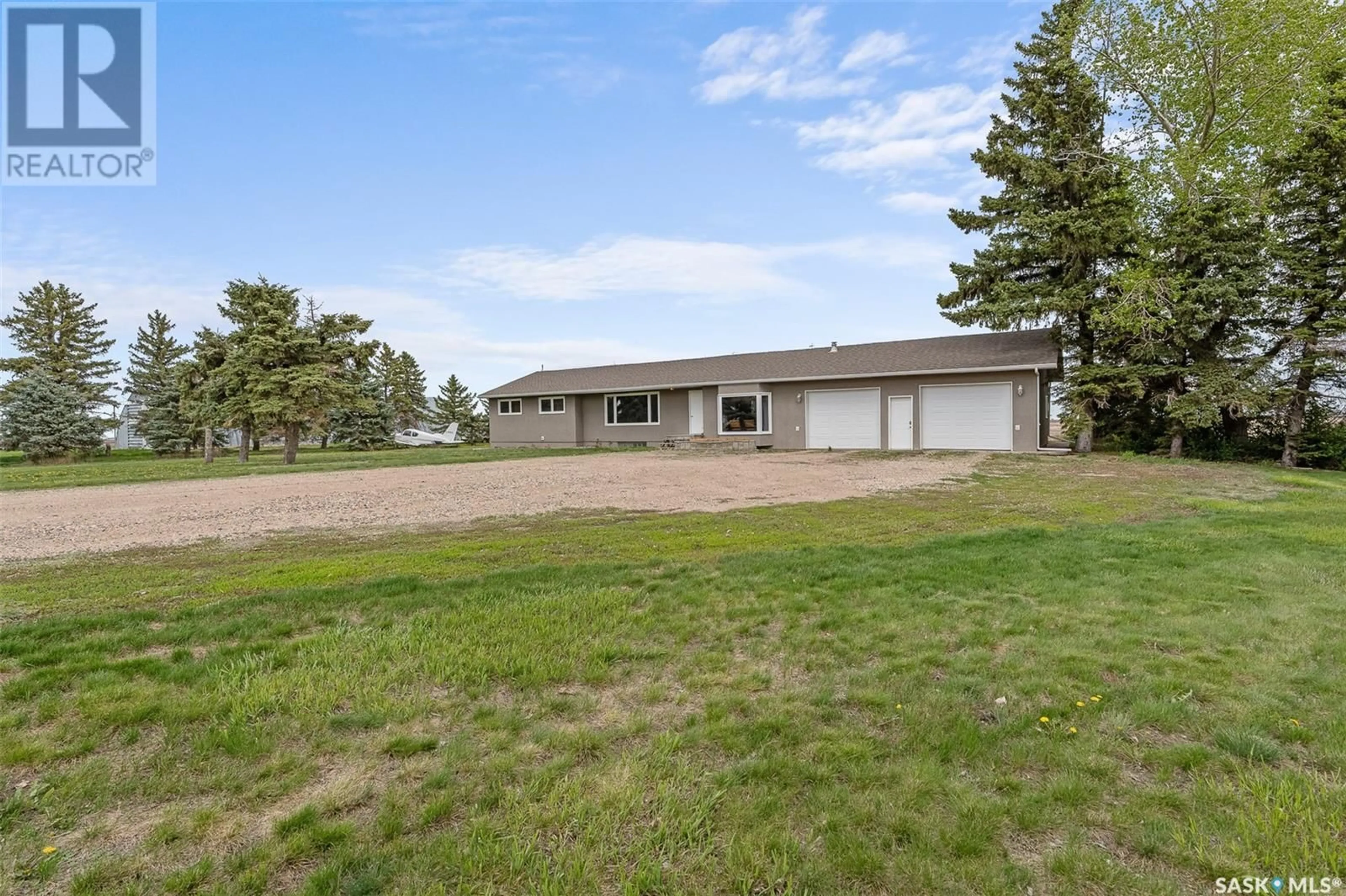 A pic from outside/outdoor area/front of a property/back of a property/a pic from drone, water/lake/river/ocean view for THUL ACREAGE, Marquis Rm No. 191 Saskatchewan S0H2X0