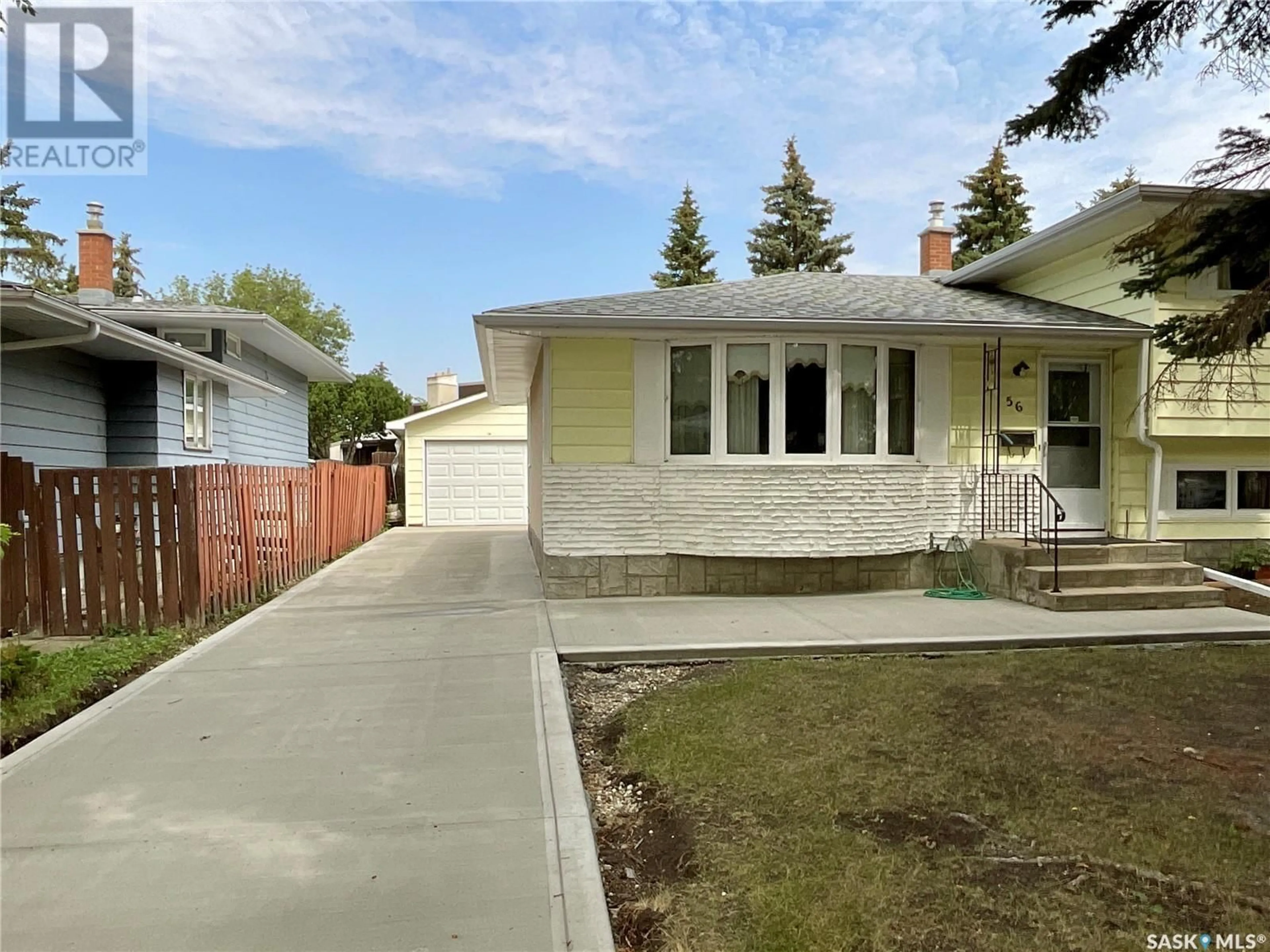 Frontside or backside of a home for 56 Atchison CRESCENT, Regina Saskatchewan S4R5J9