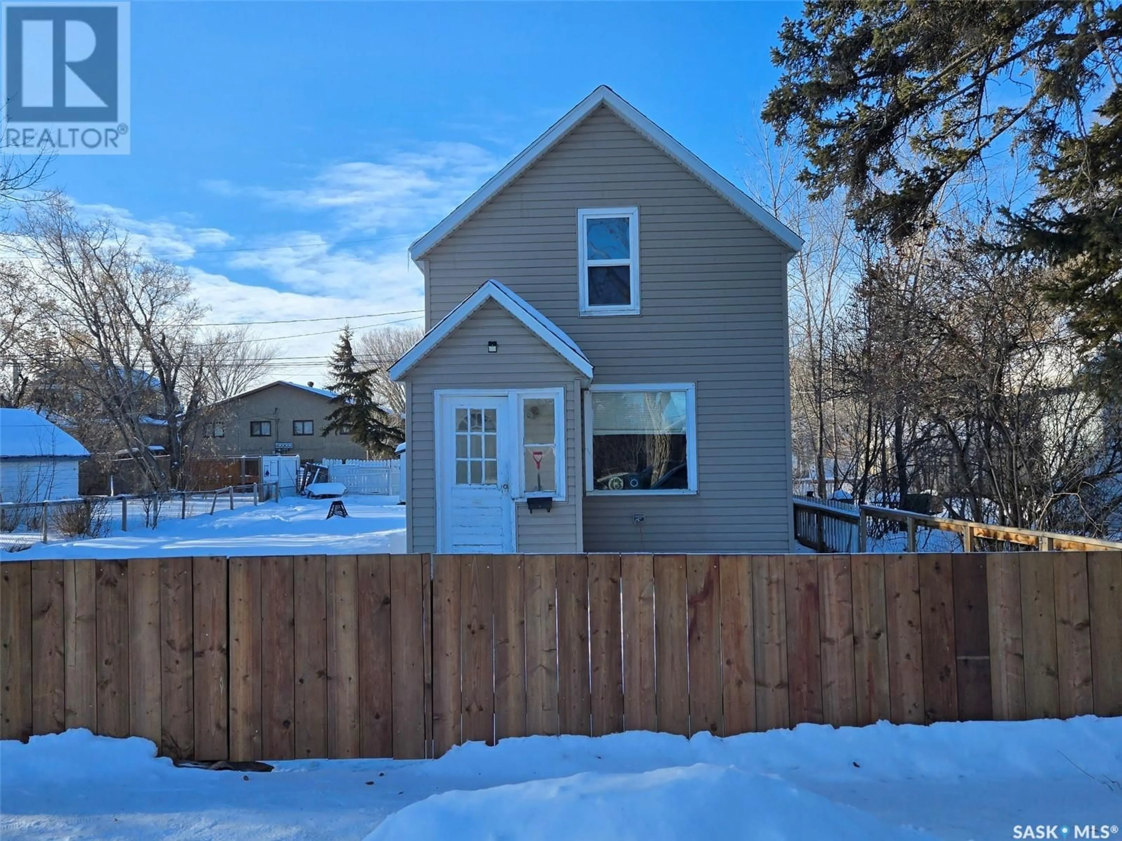 A pic from outside/outdoor area/front of a property/back of a property/a pic from drone, street for 1641 102ND STREET, North Battleford Saskatchewan S9A1G9