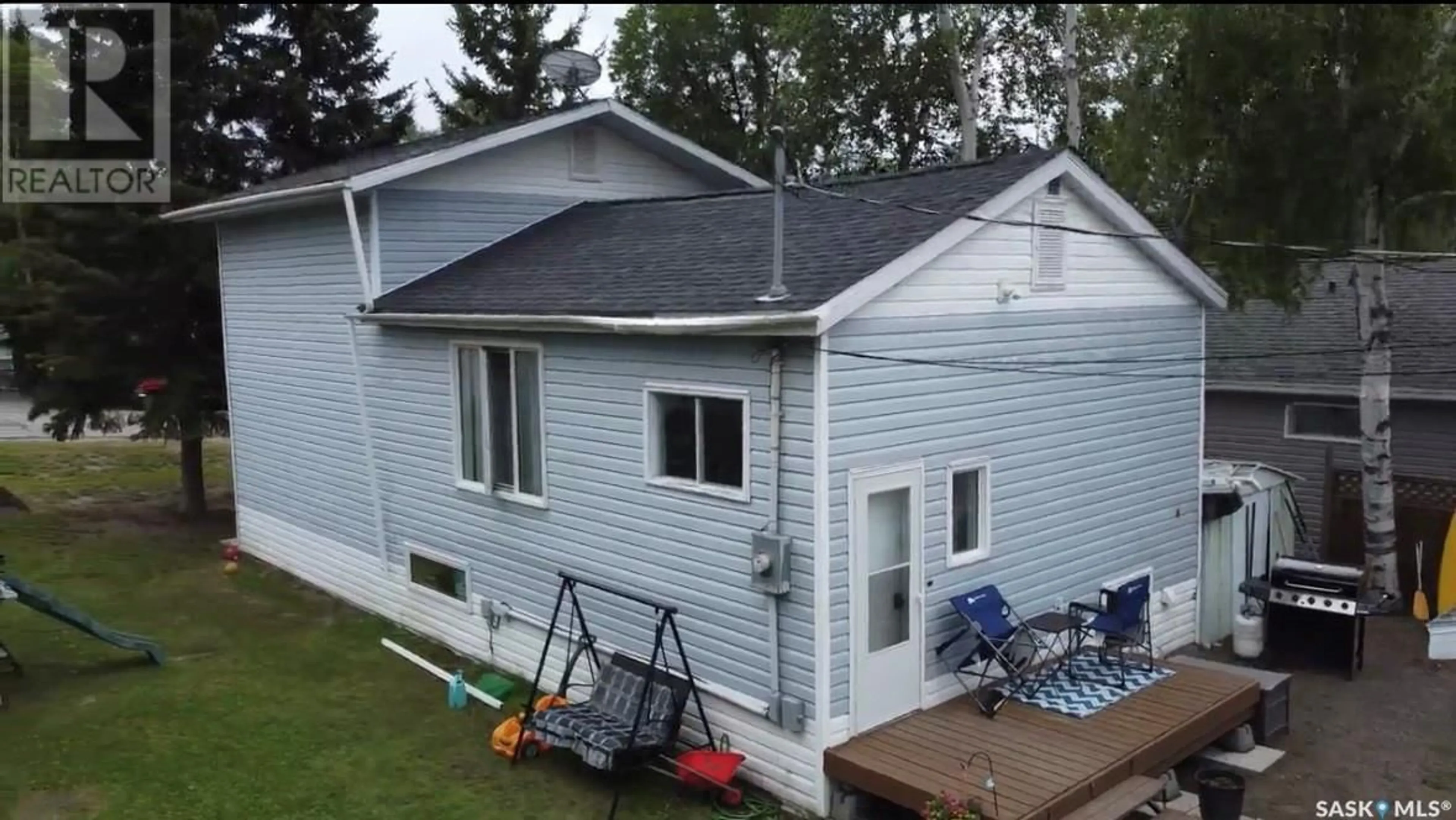 A pic from outside/outdoor area/front of a property/back of a property/a pic from drone, unknown for 416 FLINPORT ROAD, Denare Beach Saskatchewan S0P0B0