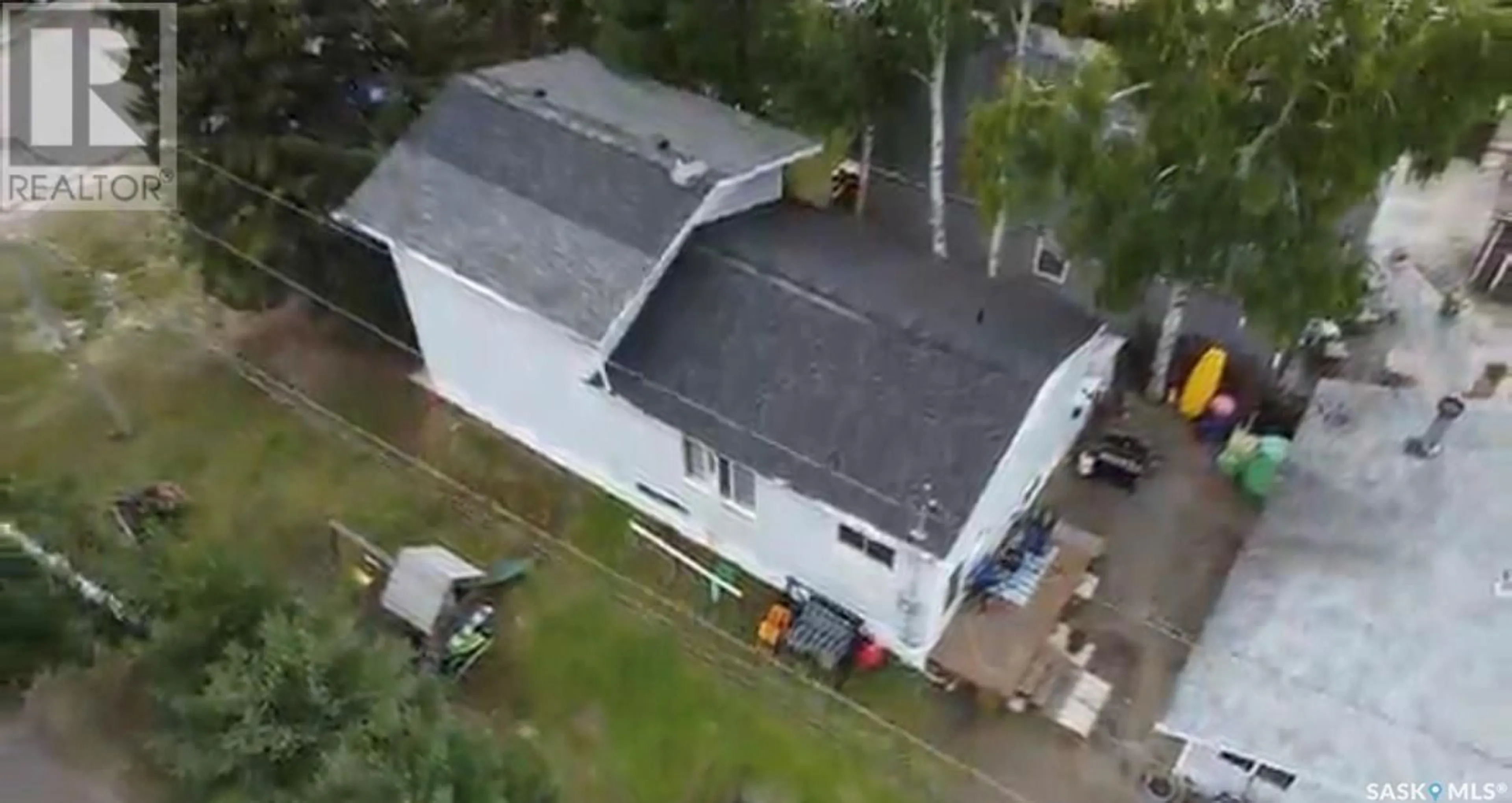 A pic from outside/outdoor area/front of a property/back of a property/a pic from drone, building for 416 FLINPORT ROAD, Denare Beach Saskatchewan S0P0B0