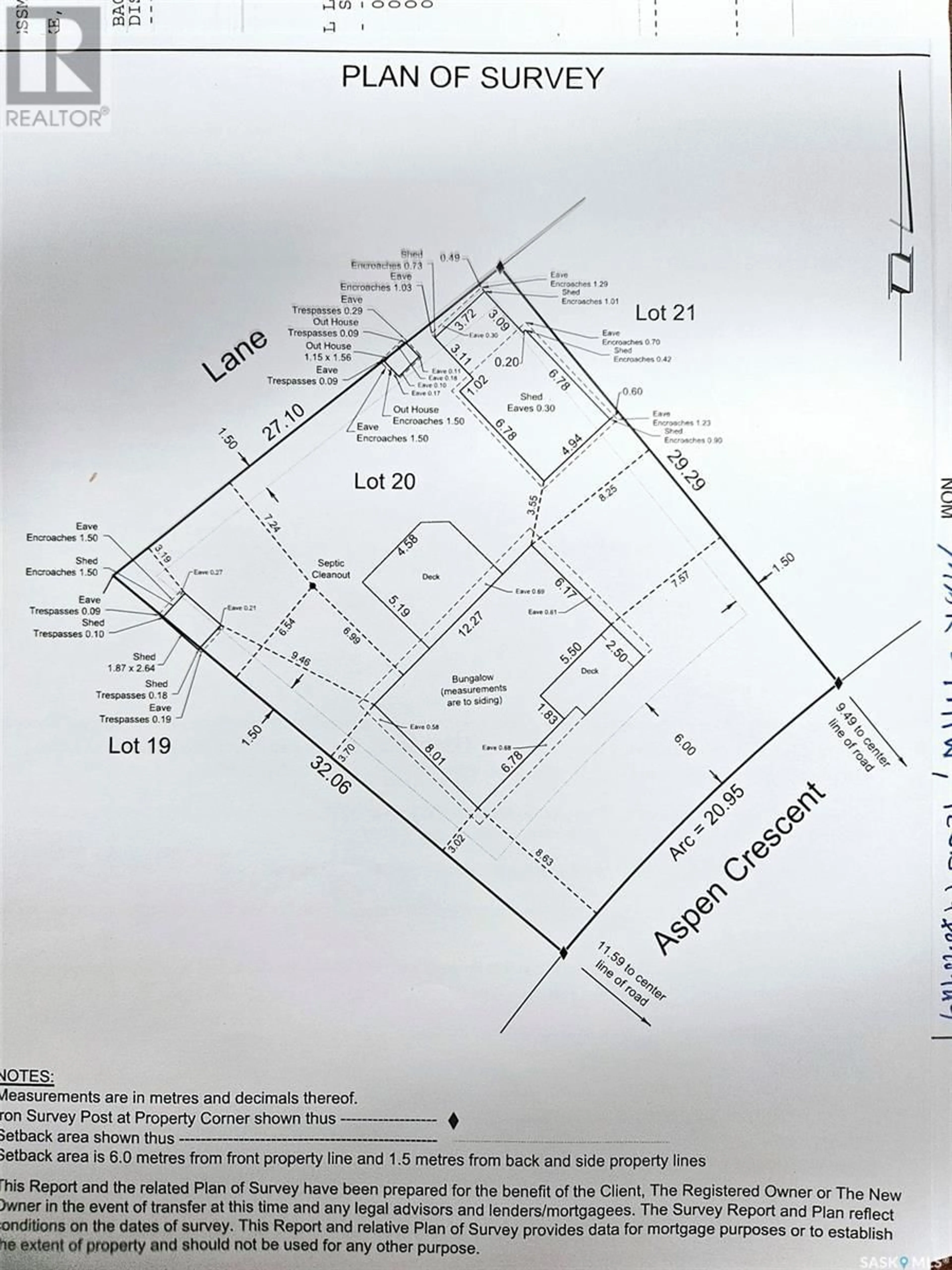 Floor plan for 40 Aspen CRESCENT, Moose Mountain Provincial Park Saskatchewan S0C2S0