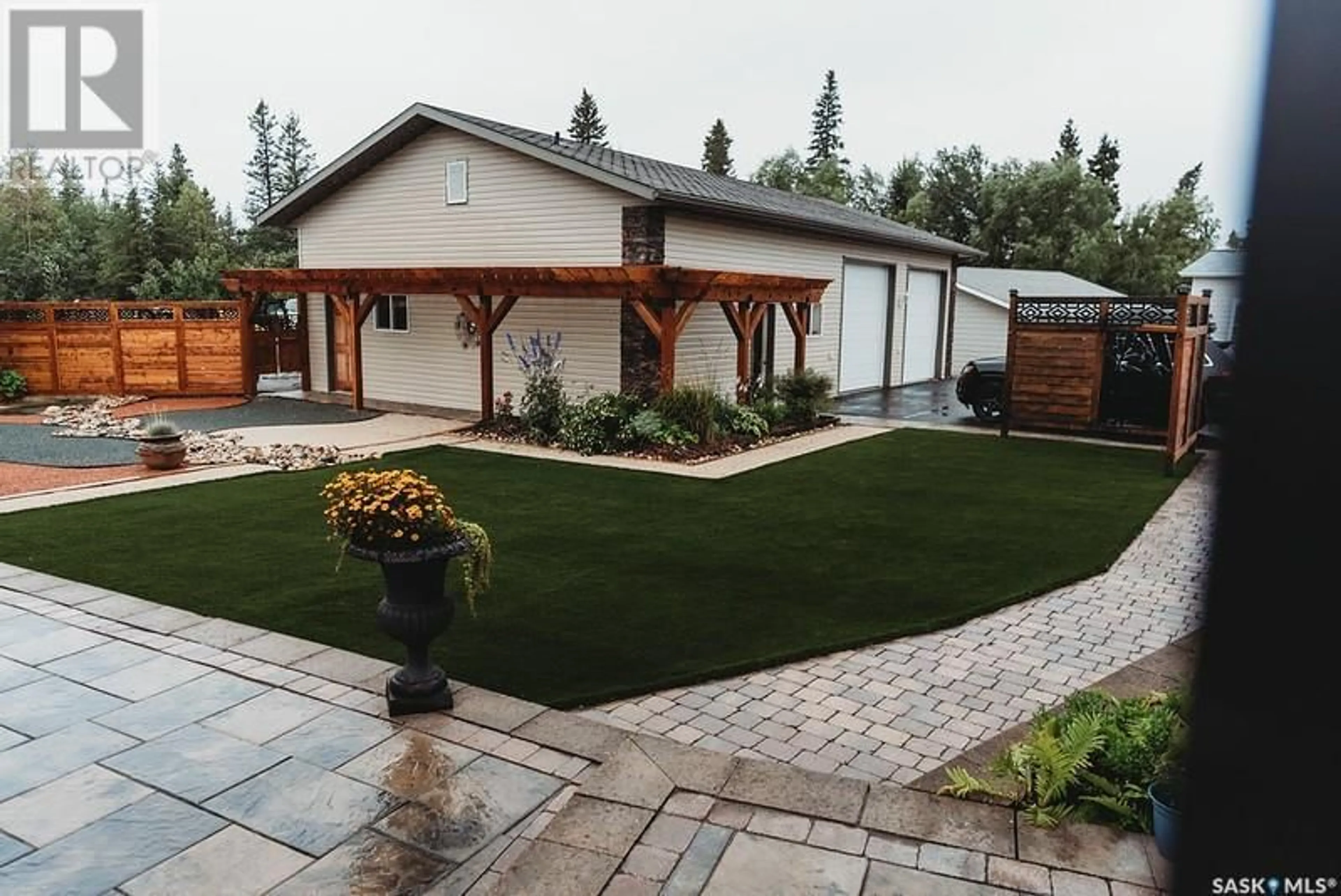 Patio, mountain view for 134 Collins STREET, Creighton Saskatchewan S0G3N0