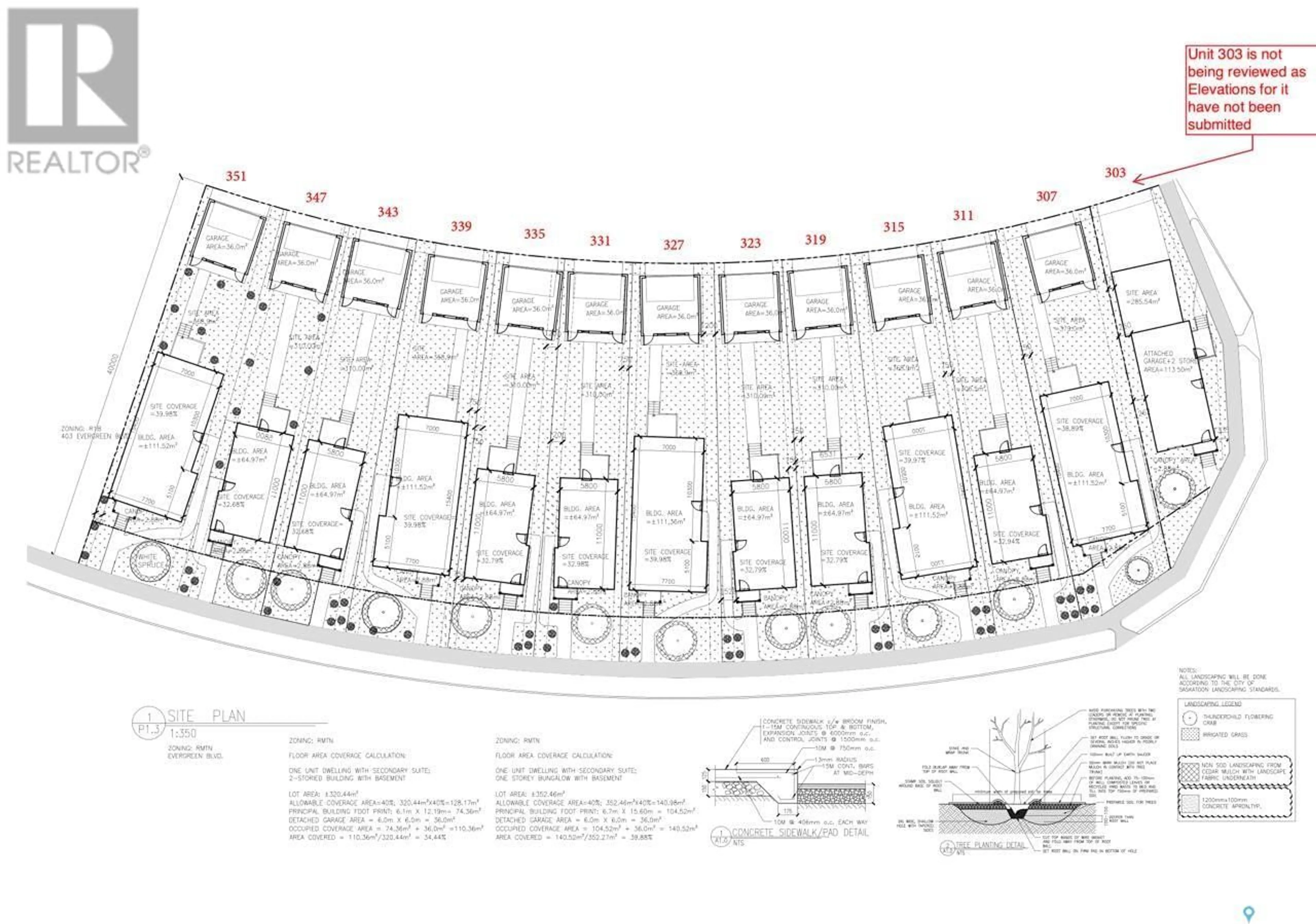 Floor plan for 351 Evergreen BOULEVARD, Saskatoon Saskatchewan S7S1N1