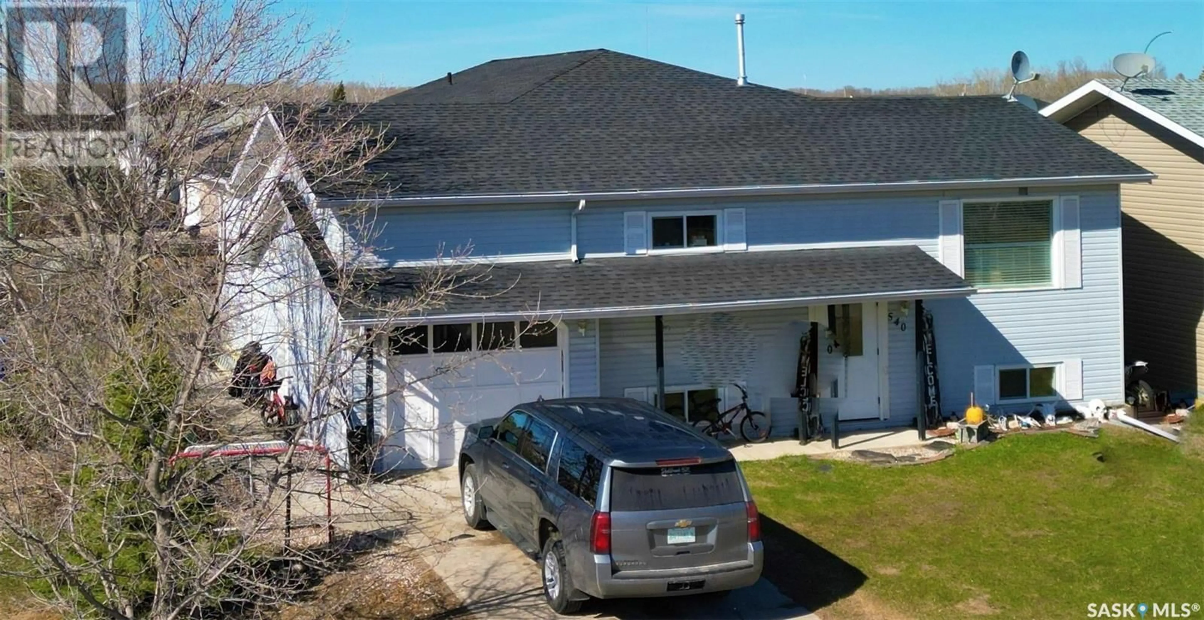 Home with vinyl exterior material, street for 540 5th AVENUE, Hudson Bay Saskatchewan S0E0Y0