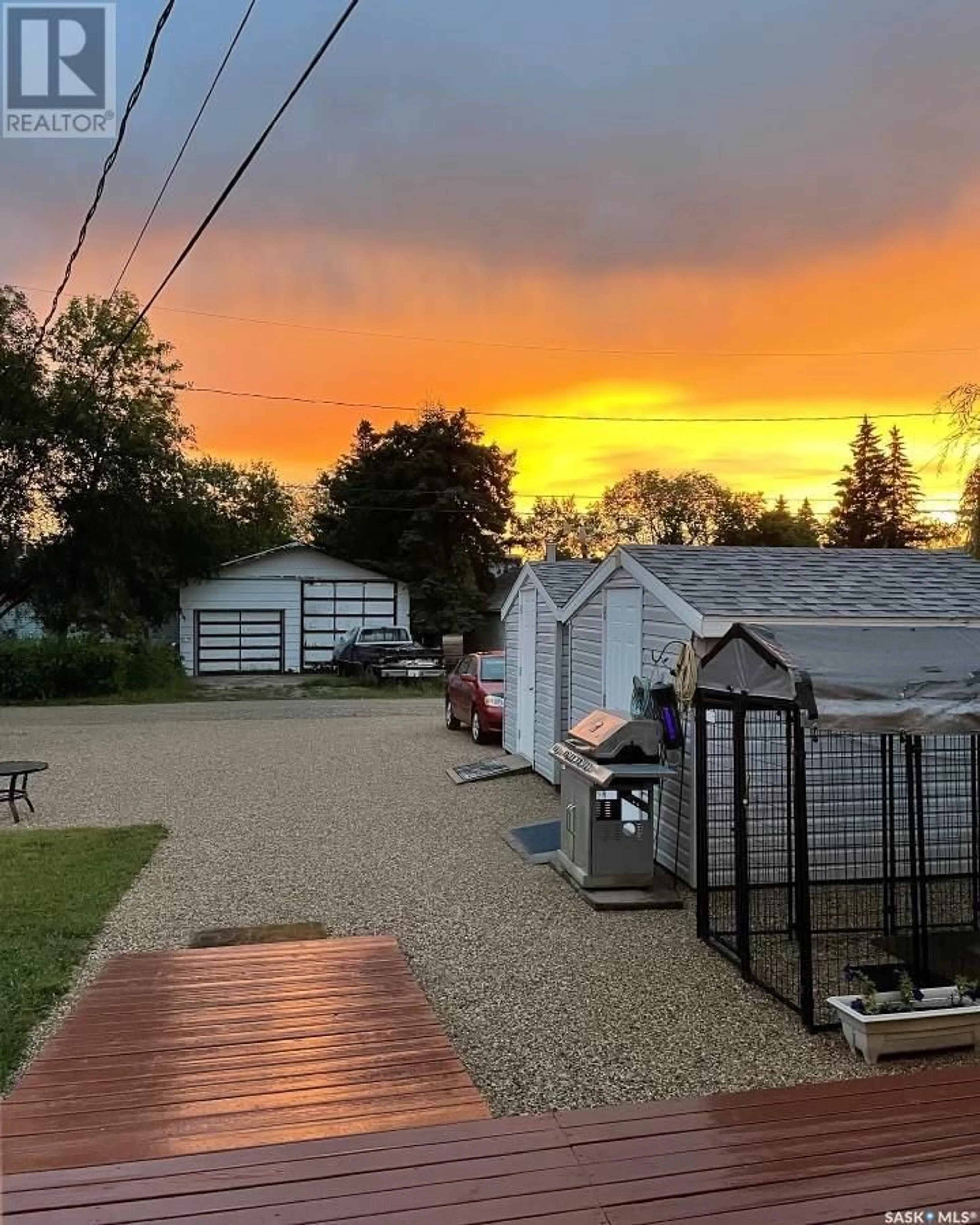 Fenced yard for 713 97th AVENUE, Tisdale Saskatchewan S0E1T0