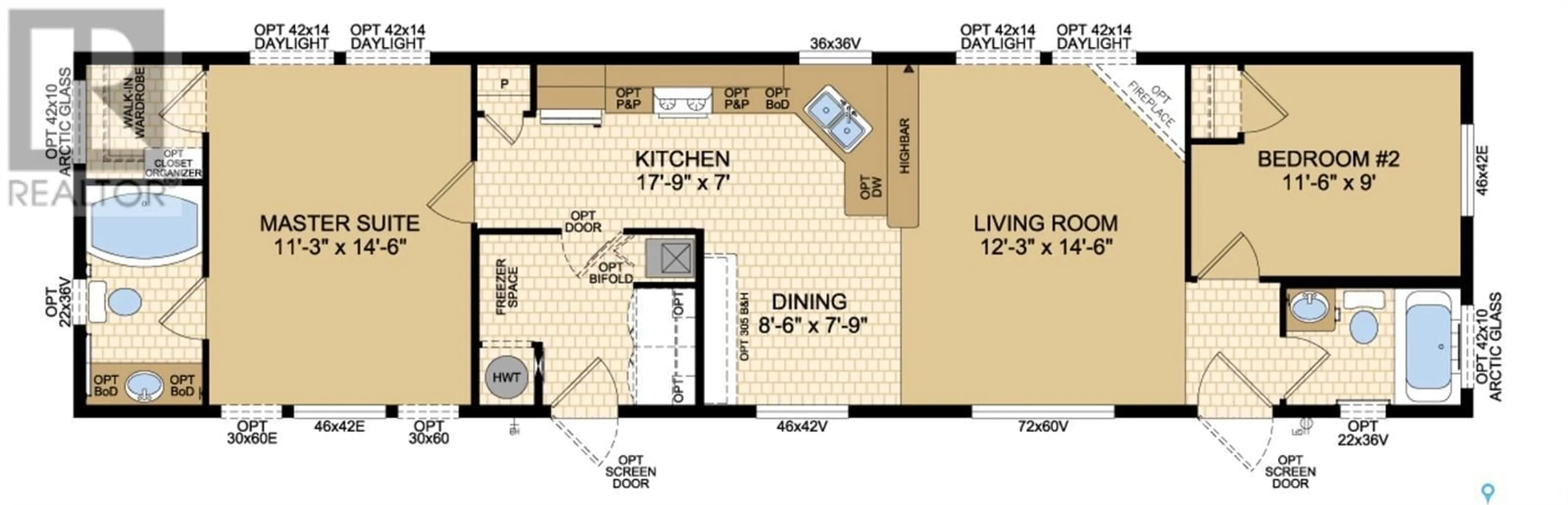 Floor plan for 230 1st STREET S, Christopher Lake Saskatchewan S0J0N0