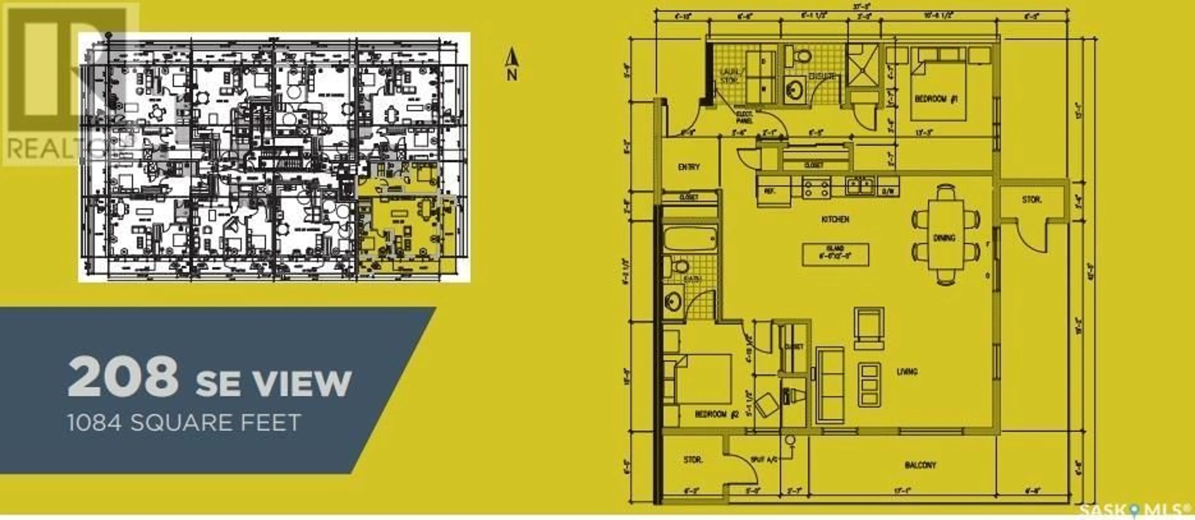 Floor plan for 208 2621 Woodbridge DRIVE, Prince Albert Saskatchewan S6W0A9