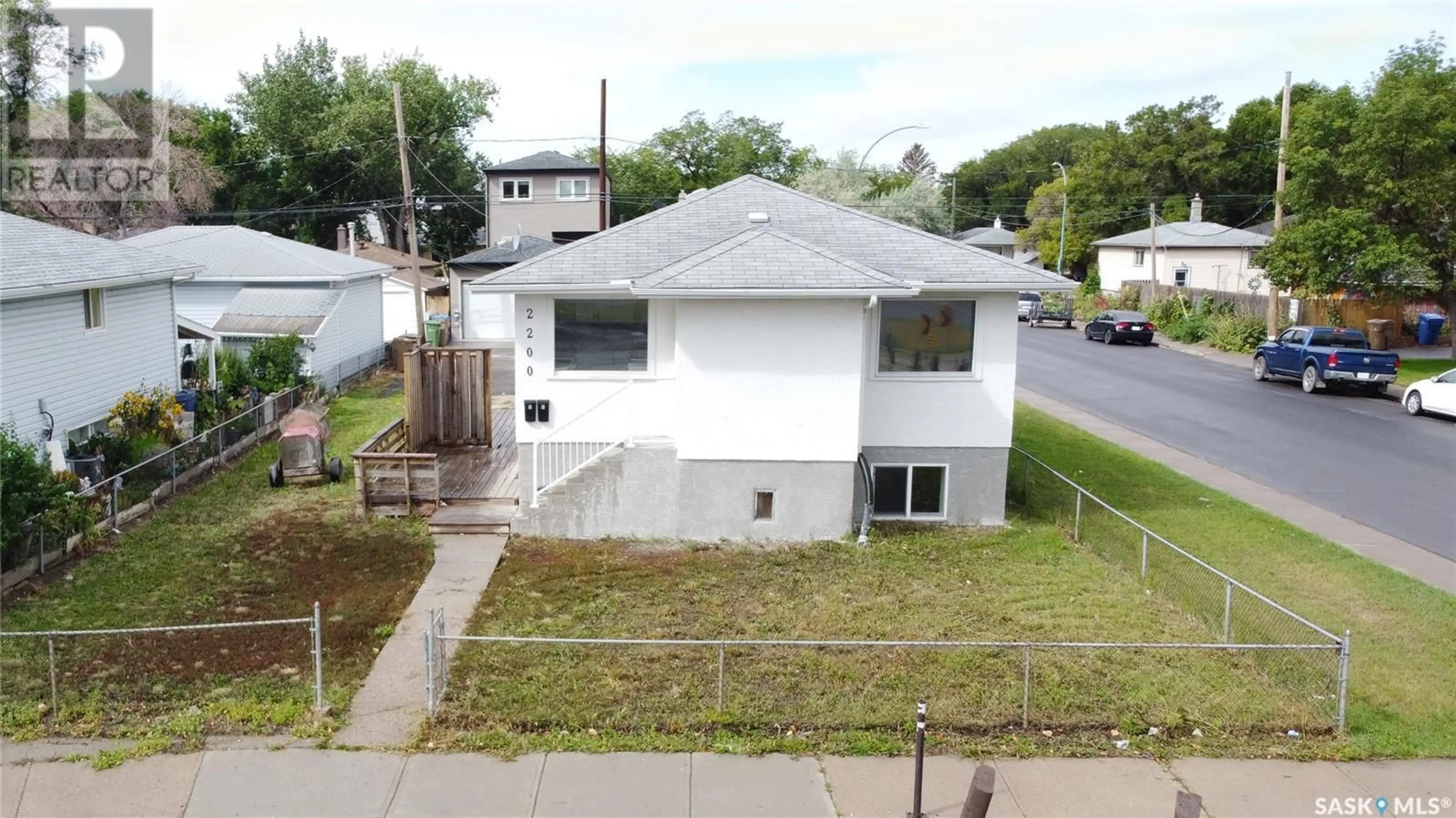 Frontside or backside of a home for A and B 2200 Harvey STREET, Regina Saskatchewan S4N2N1