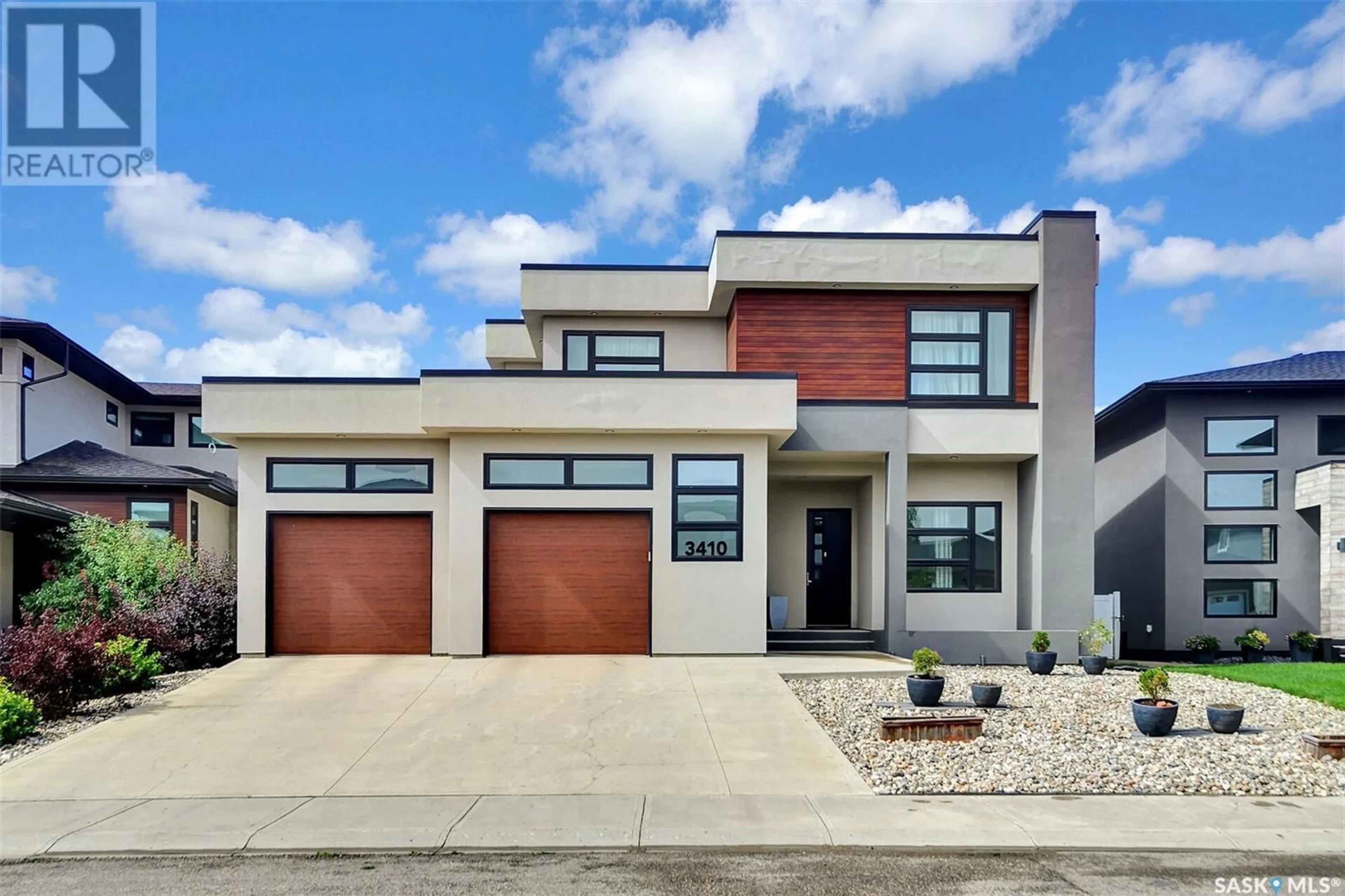 Home with brick exterior material, street for 3410 GREENBROOK ROAD, Regina Saskatchewan S4V3K2