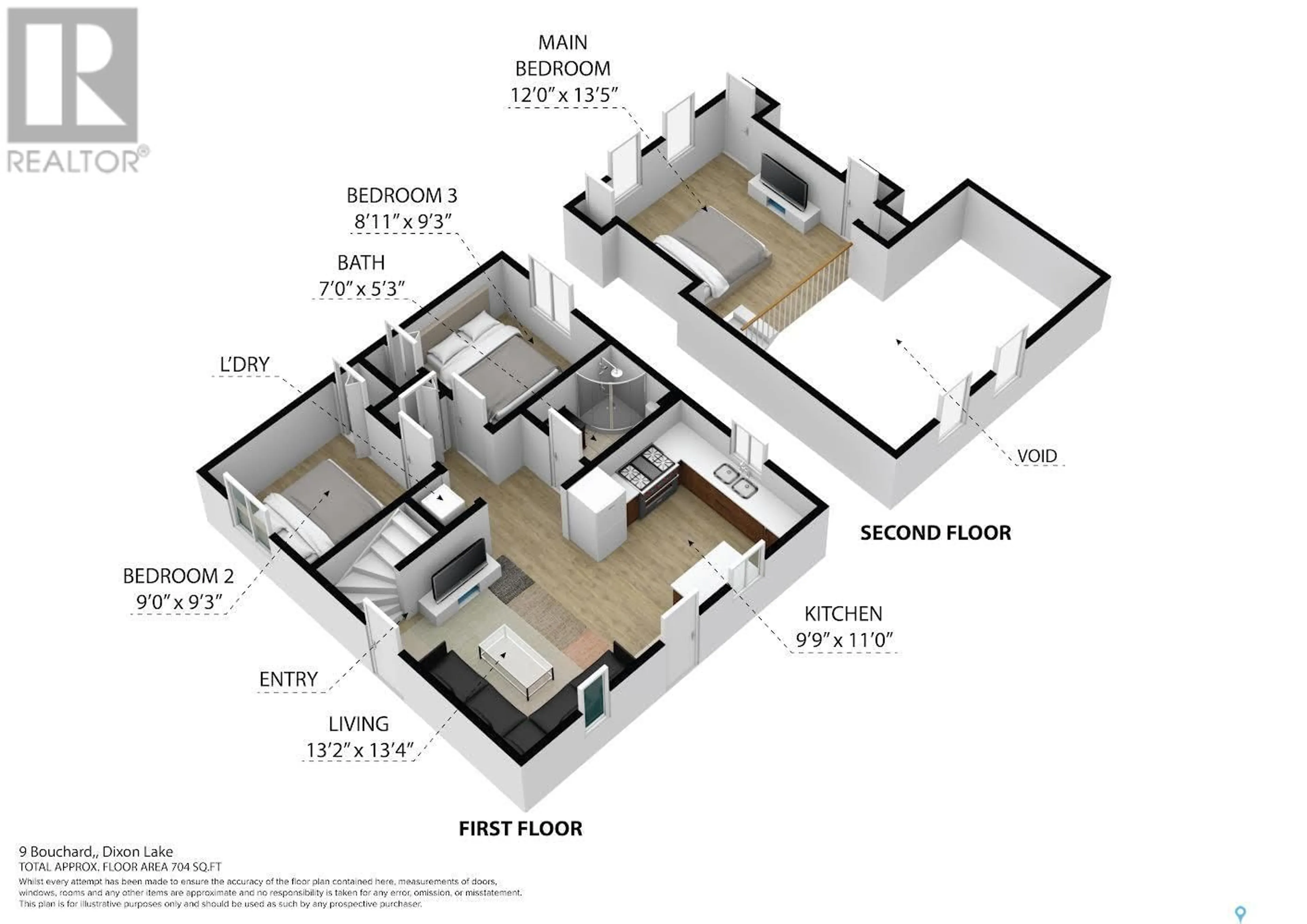 Floor plan for 9 BOUCHARD LANE, Dixon Lake Saskatchewan S0K1A0