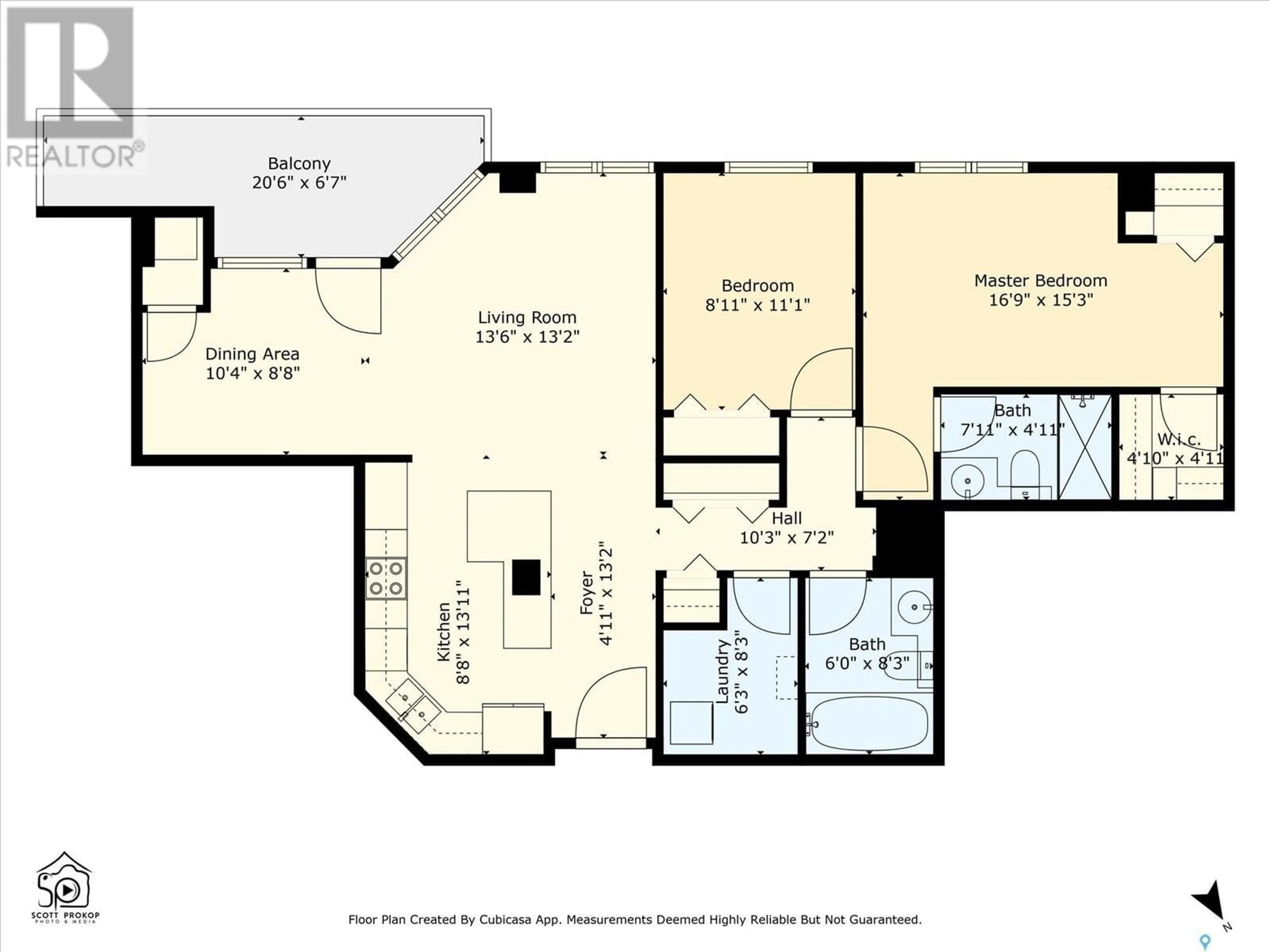 Floor plan for 801 902 Spadina CRESCENT E, Saskatoon Saskatchewan S7K0G8