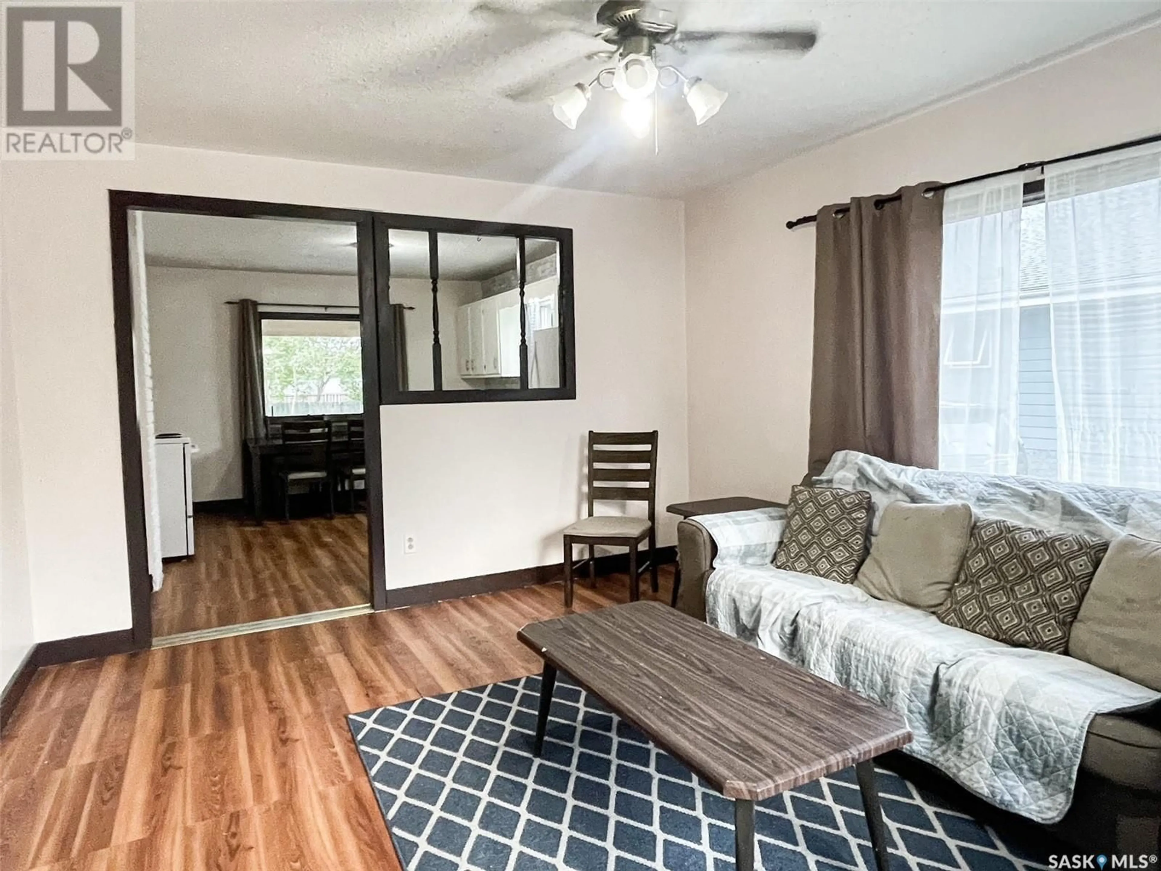 Living room, wood floors for 414 6th STREET W, Meadow Lake Saskatchewan S9X1A6