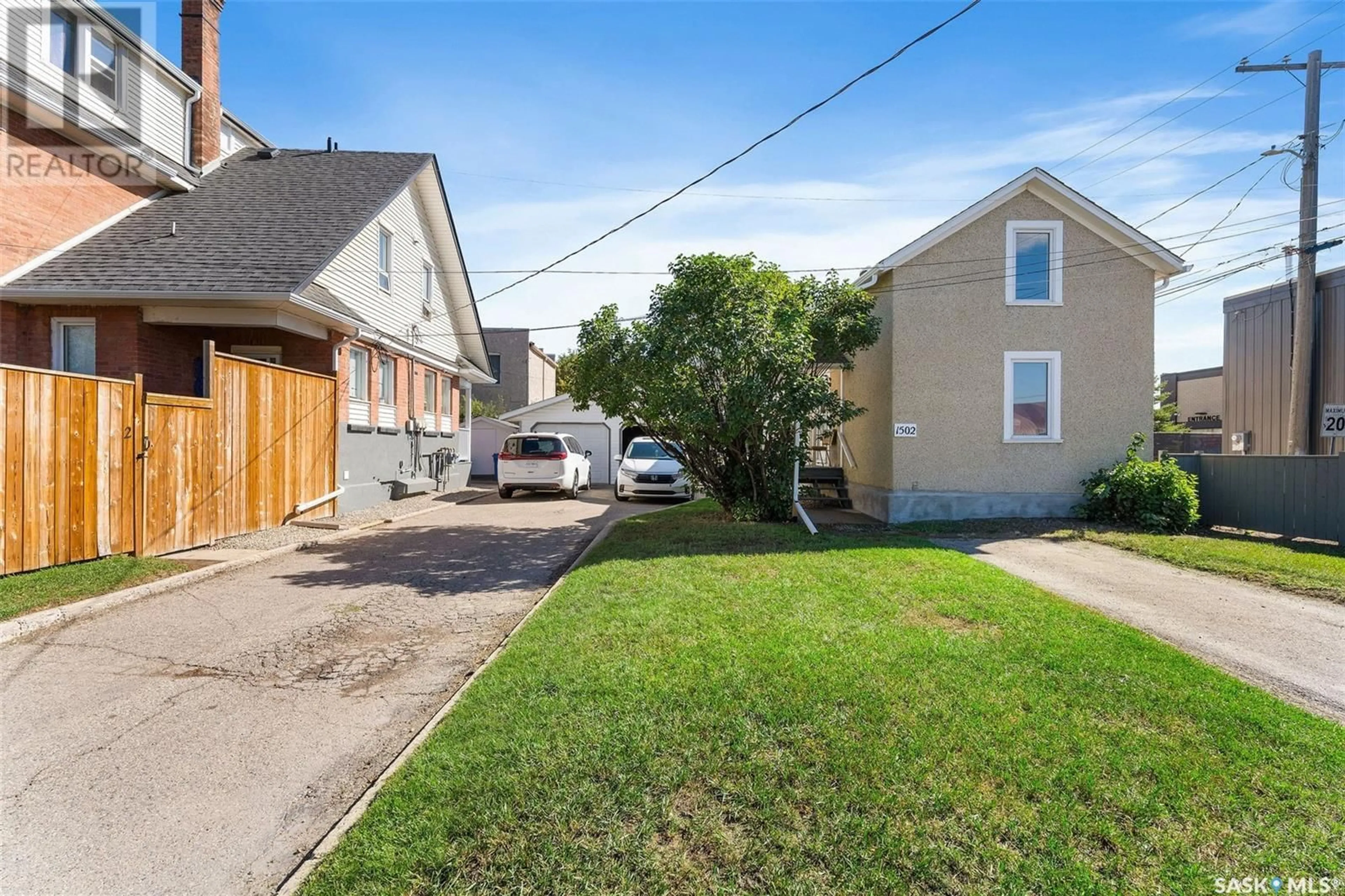 A pic from outside/outdoor area/front of a property/back of a property/a pic from drone, street for 249 15TH STREET, Prince Albert Saskatchewan S6V3P9