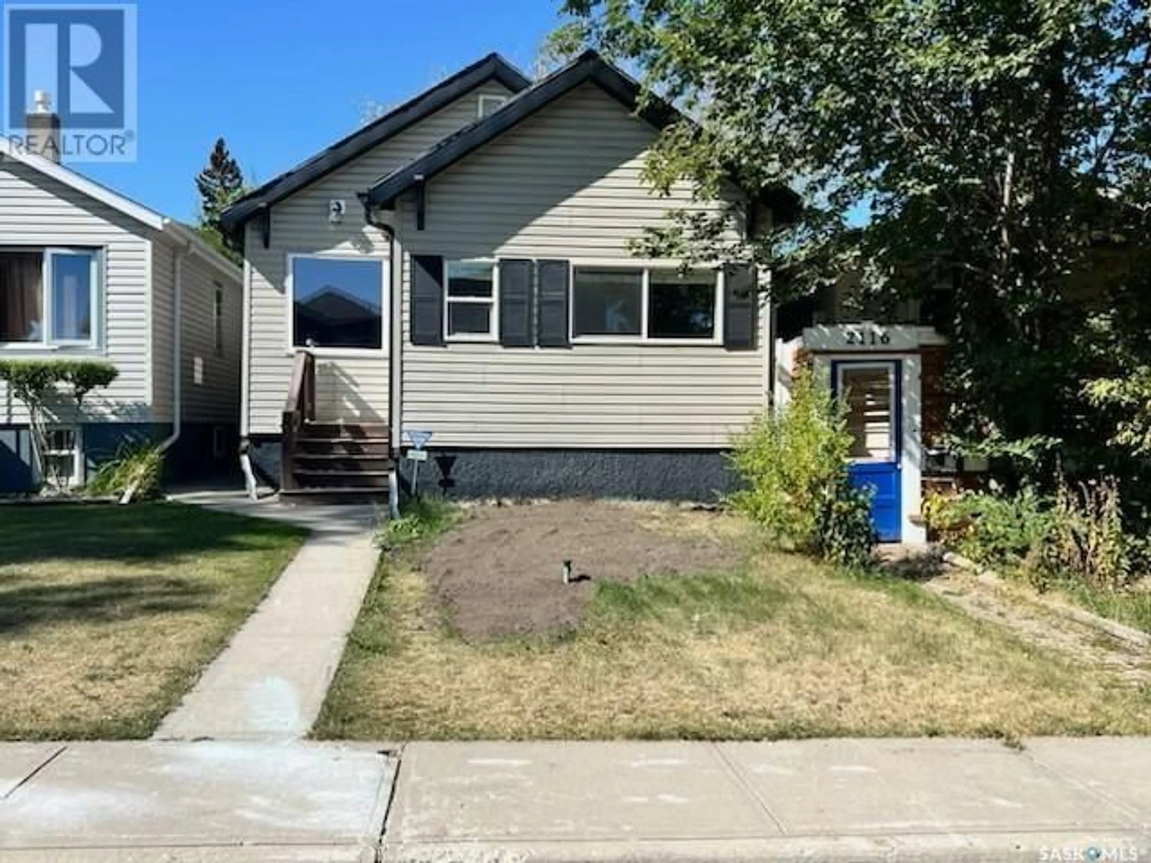 Frontside or backside of a home, the fenced backyard for 2120 Edgar STREET, Regina Saskatchewan S4N3K7