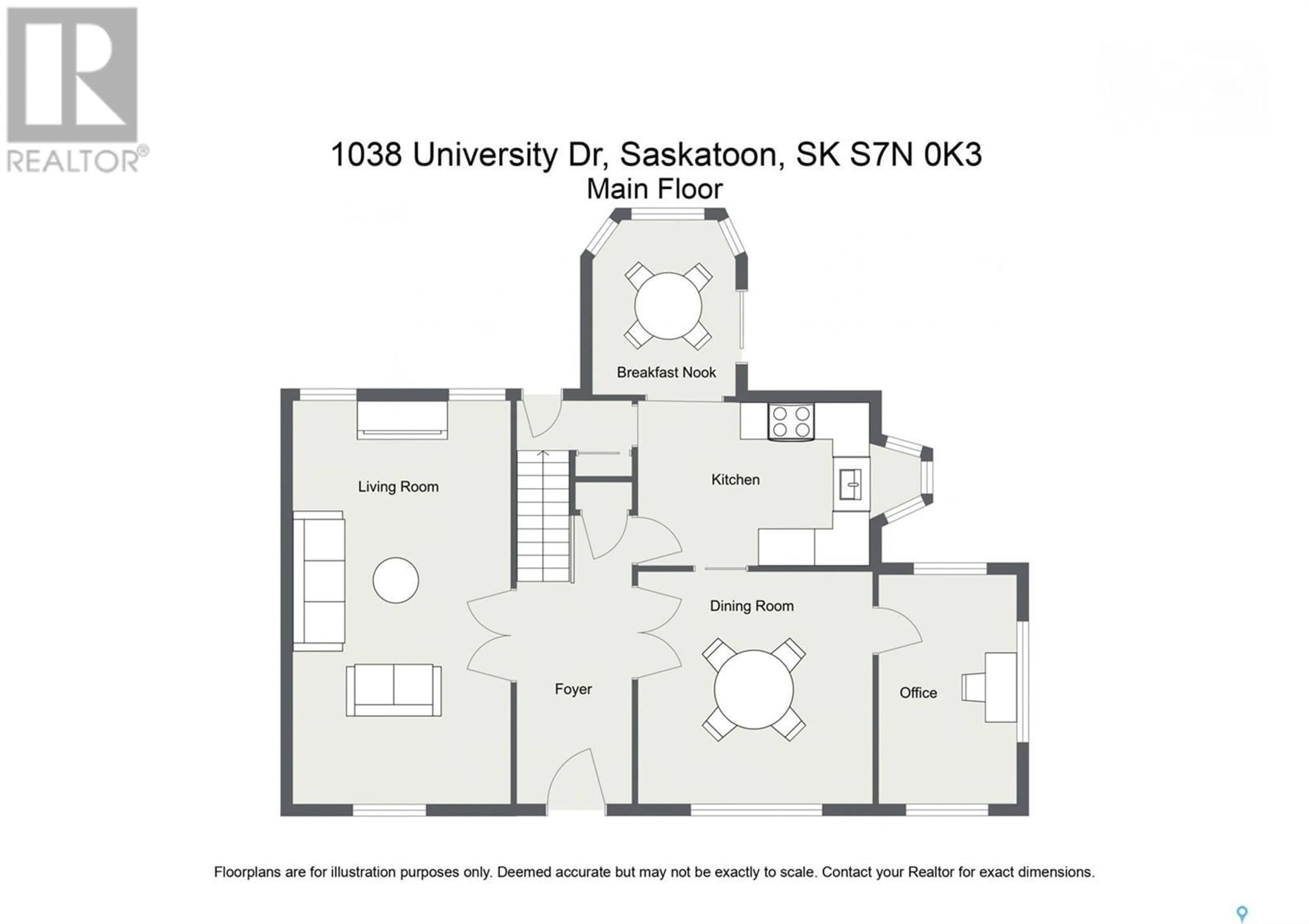 Floor plan for 1038 University DRIVE, Saskatoon Saskatchewan S7N0K3